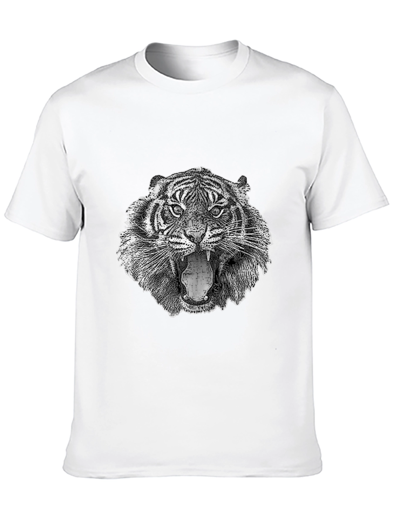 Black Tiger Graphic T-Shirt - Fierce Animal Print view 10