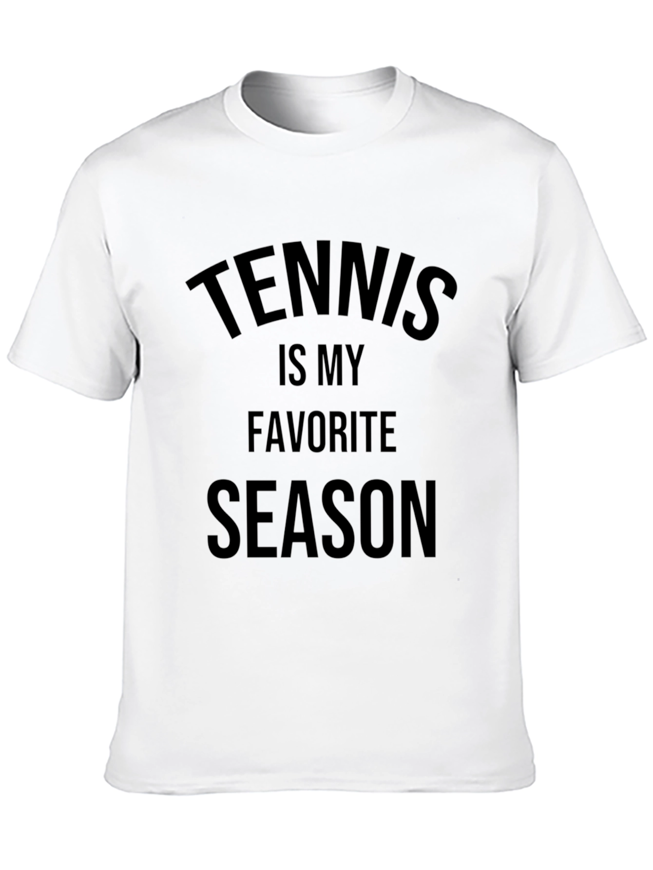 Black Tennis is My Favorite Season T-Shirt view 10