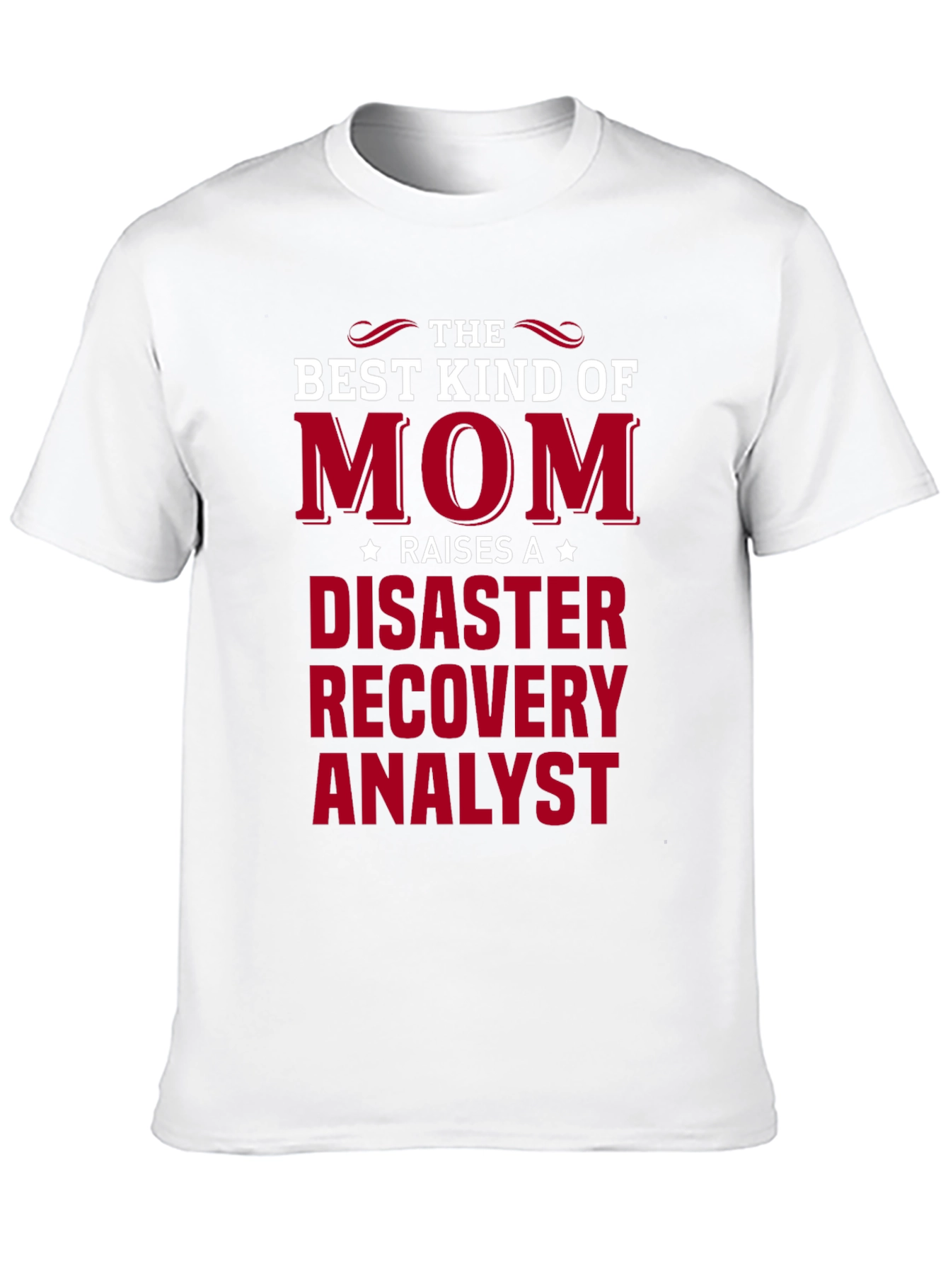 Black Disaster Recovery Analyst Mom T-Shirt view 10