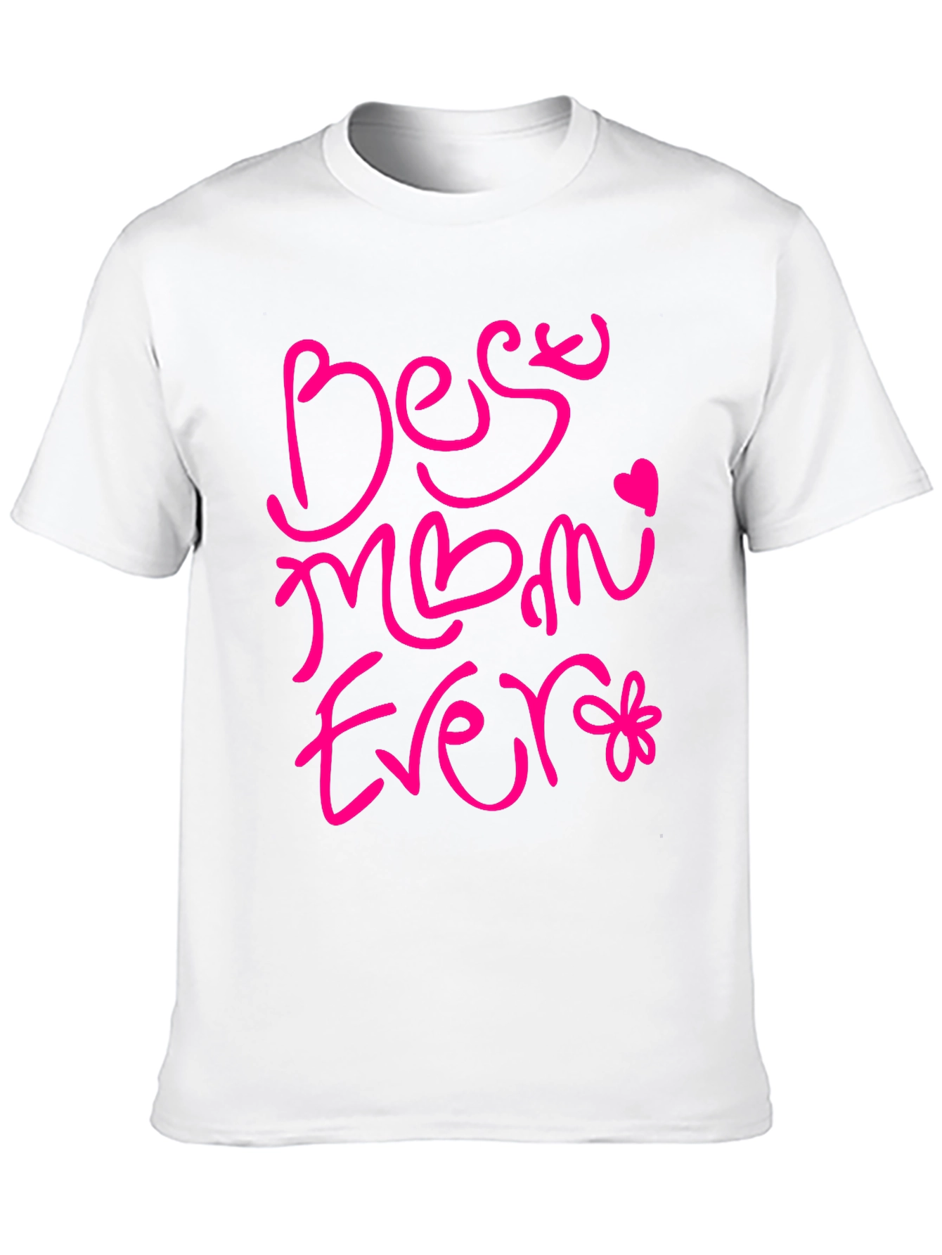 Black Best Mom Ever Graphic Tee - Black view 10