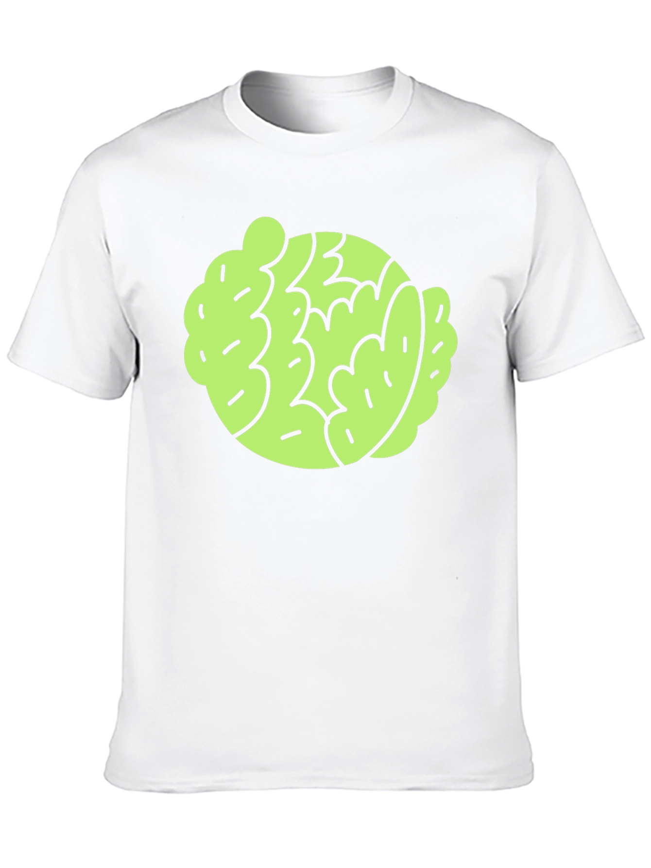 Black Funky Brain Graphic T-Shirt - Modern Style view 10