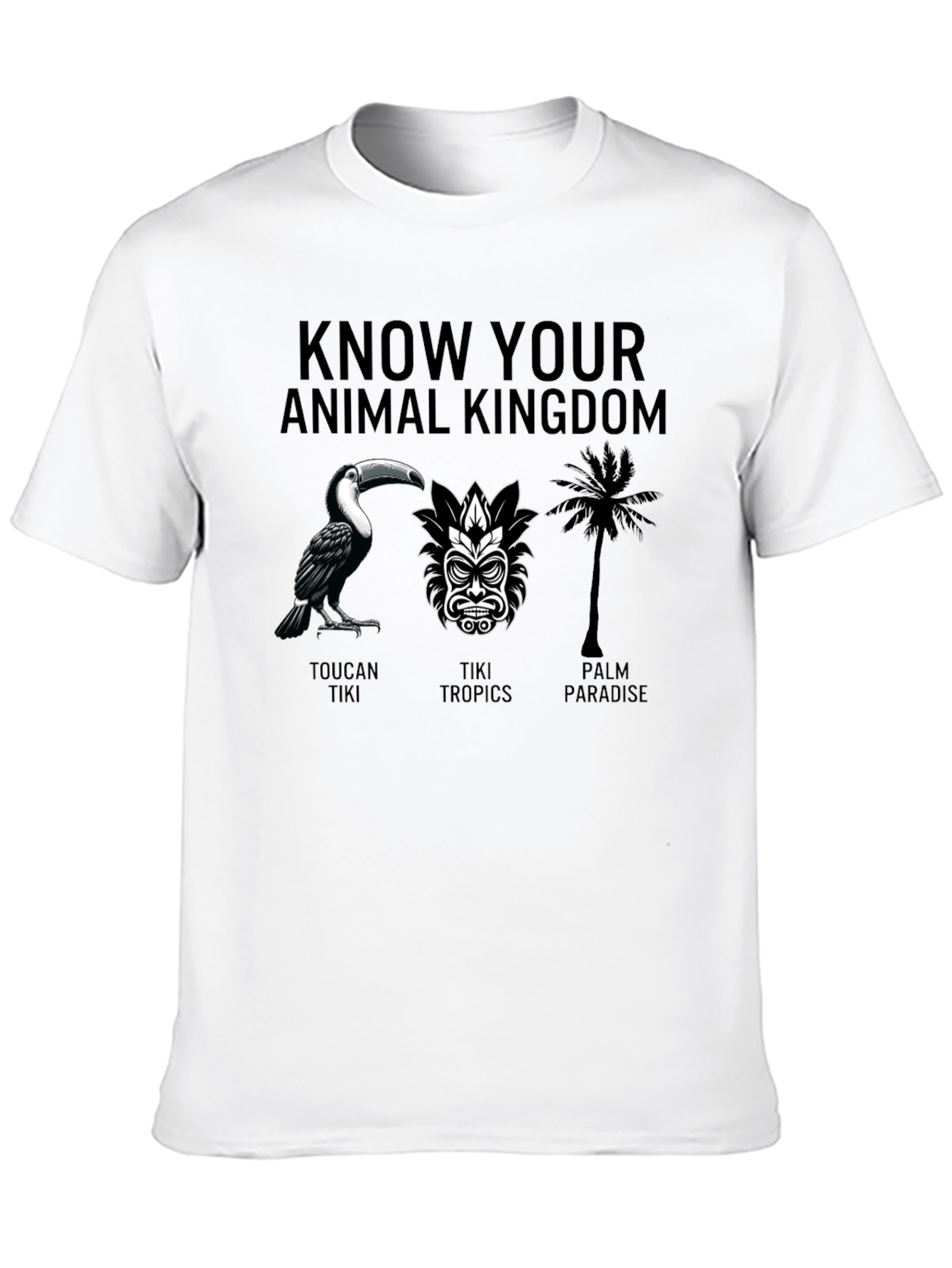 Black Know Your Animal Kingdom Graphic Tee view 10