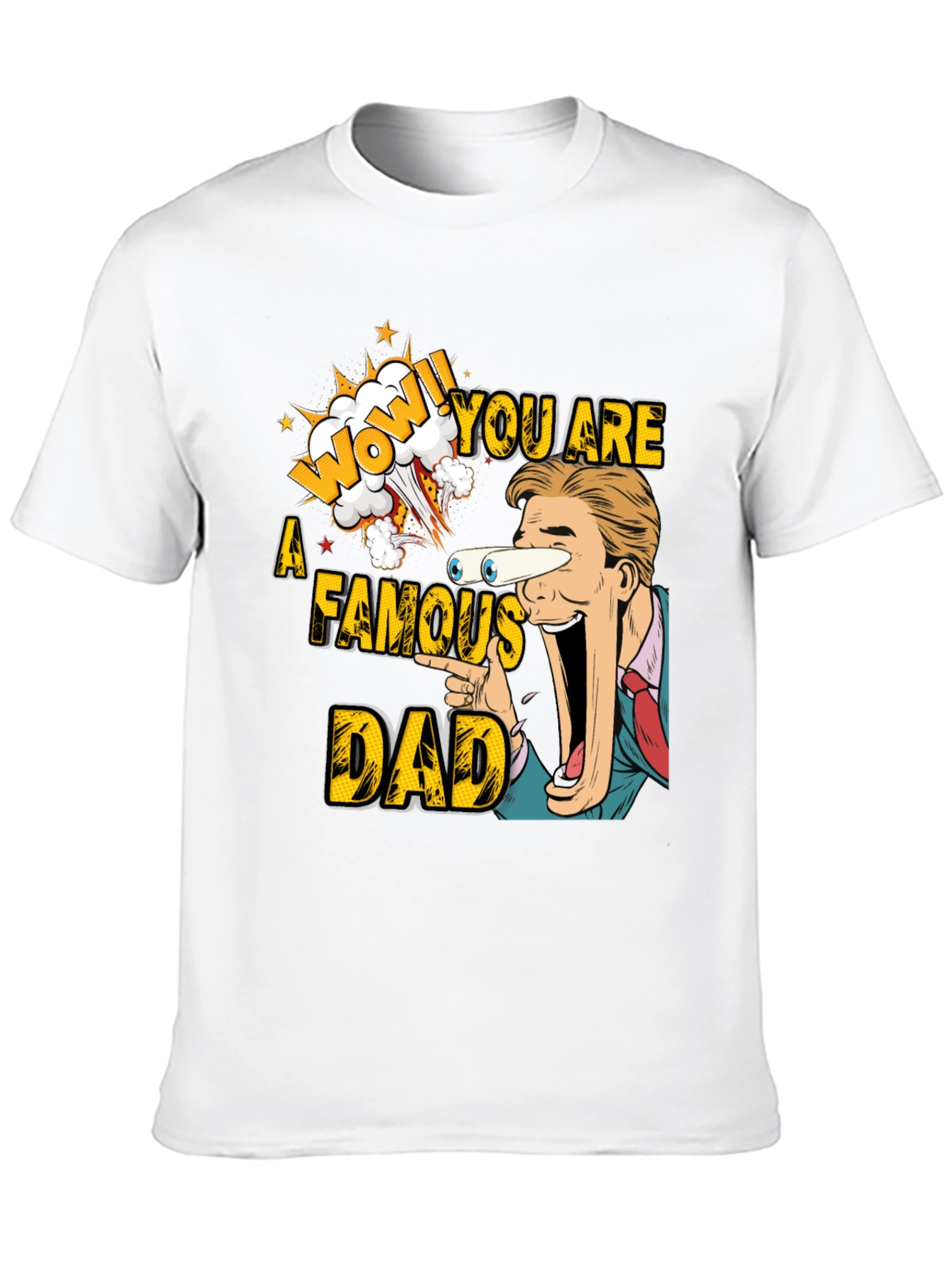 Black Funny Famous Dad T-Shirt  view 10