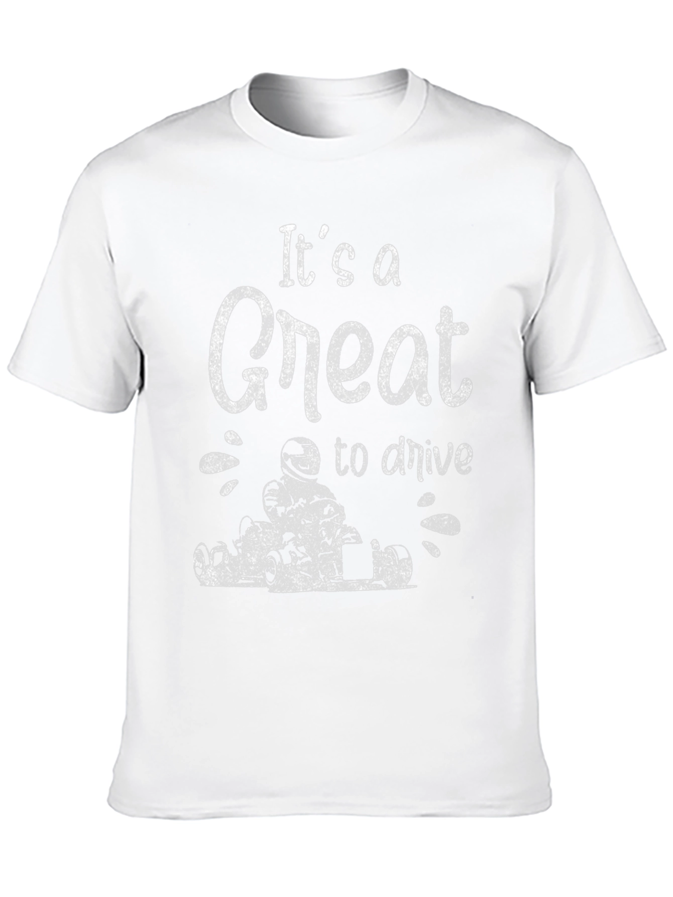 Black It's a Great Day to Drive Kart Racing T-Shirt view 10