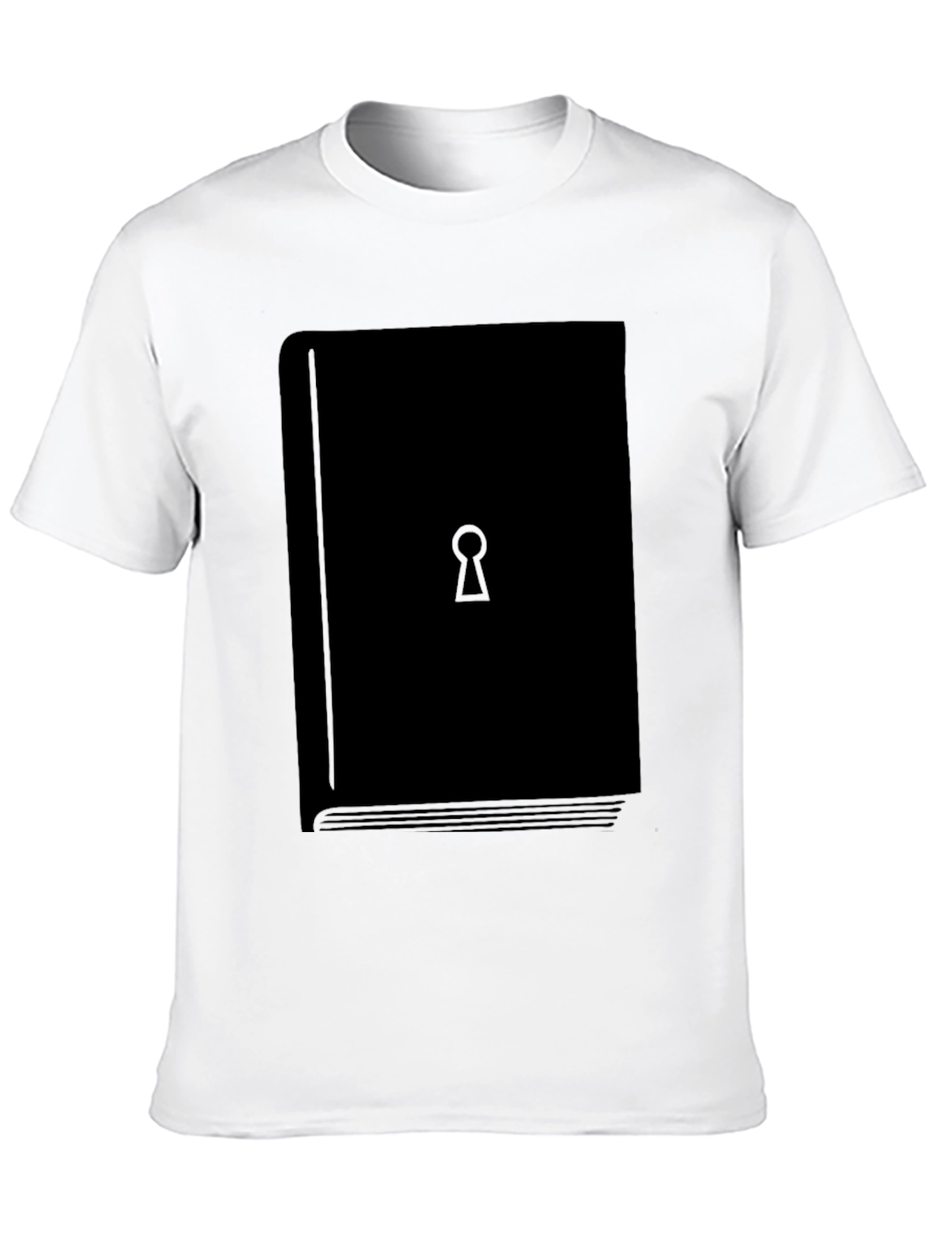 Black Mystery Book T-Shirt - Unlock Your Style! view 10