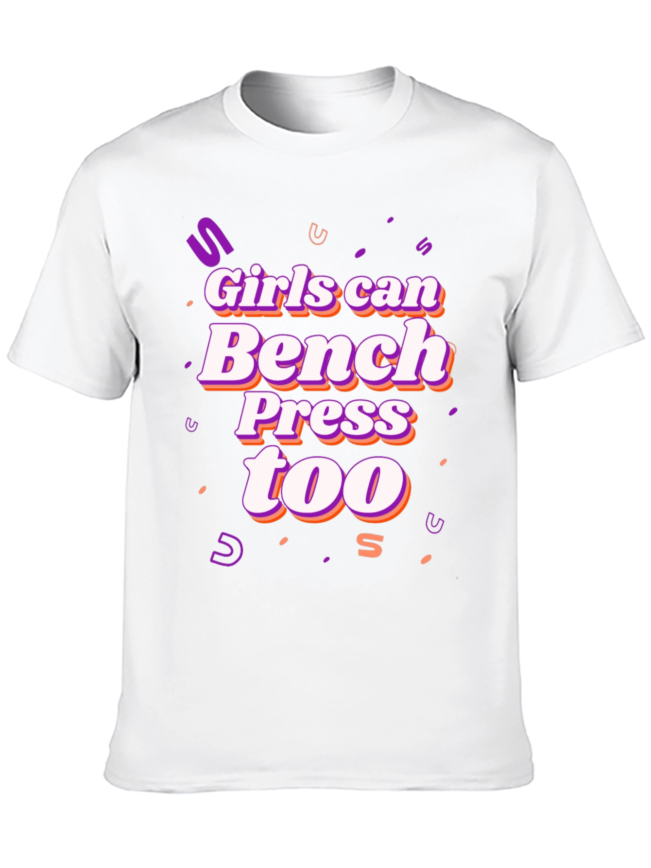Black Girls Can Bench Press Too T-Shirt view 10