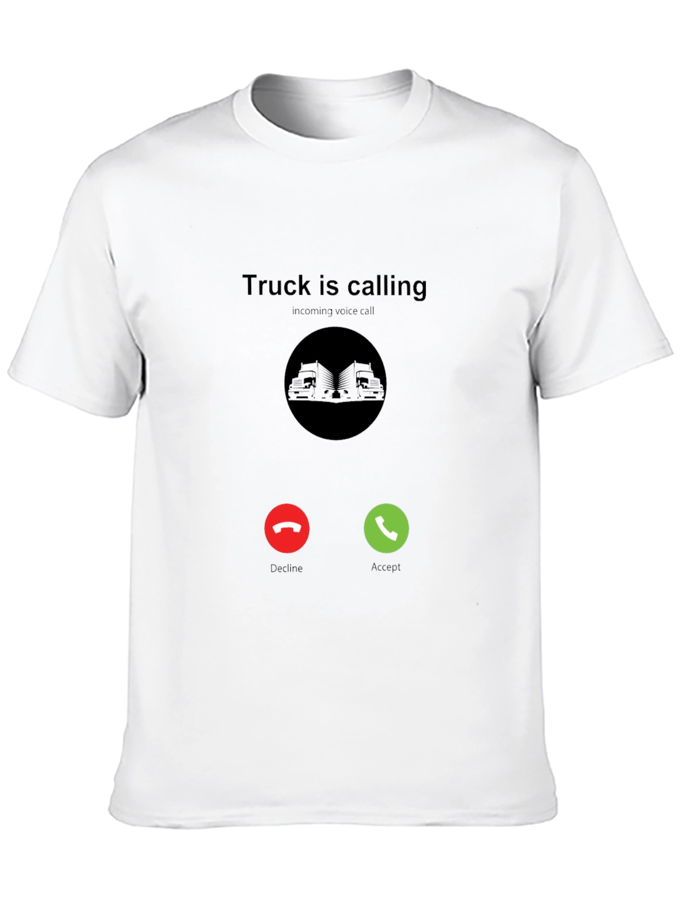 Black Truck Is Calling Black T-Shirt view 10