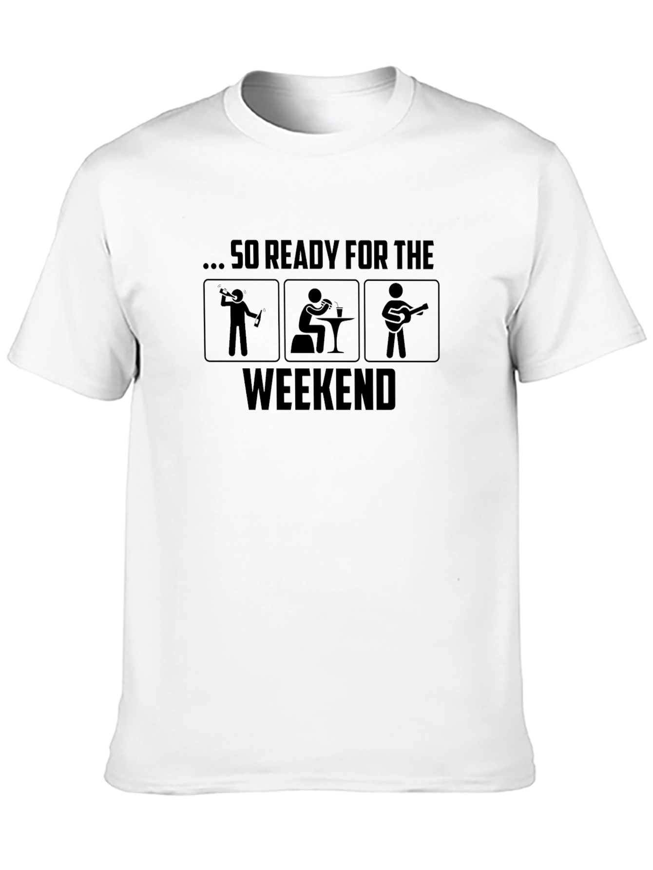 Black Weekend Ready Graphic Tee - Relaxed Fit view 10