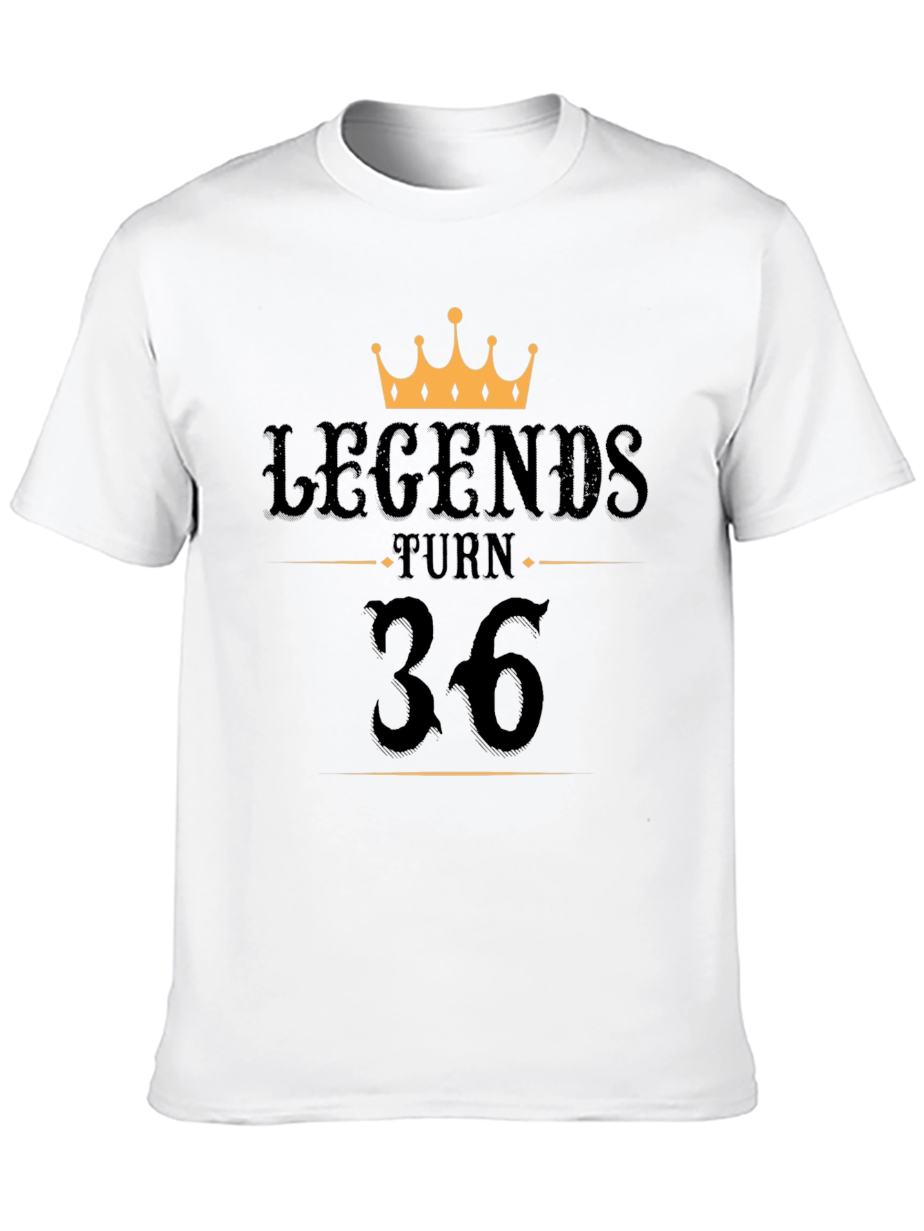 Black Legends Turn 36 Graphic T-Shirt view 10
