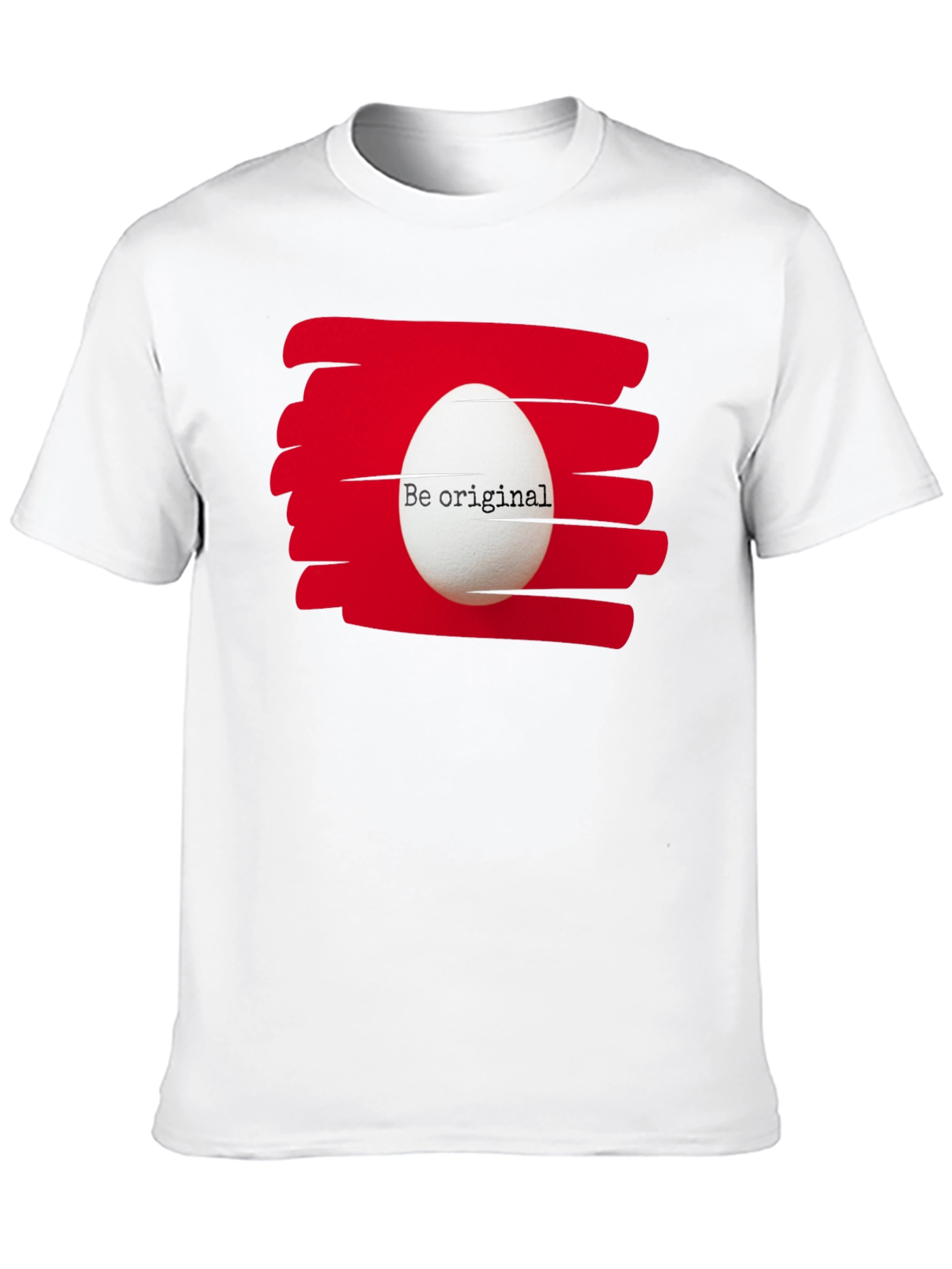 Black Be Original Egg Graphic Tee - Black view 10