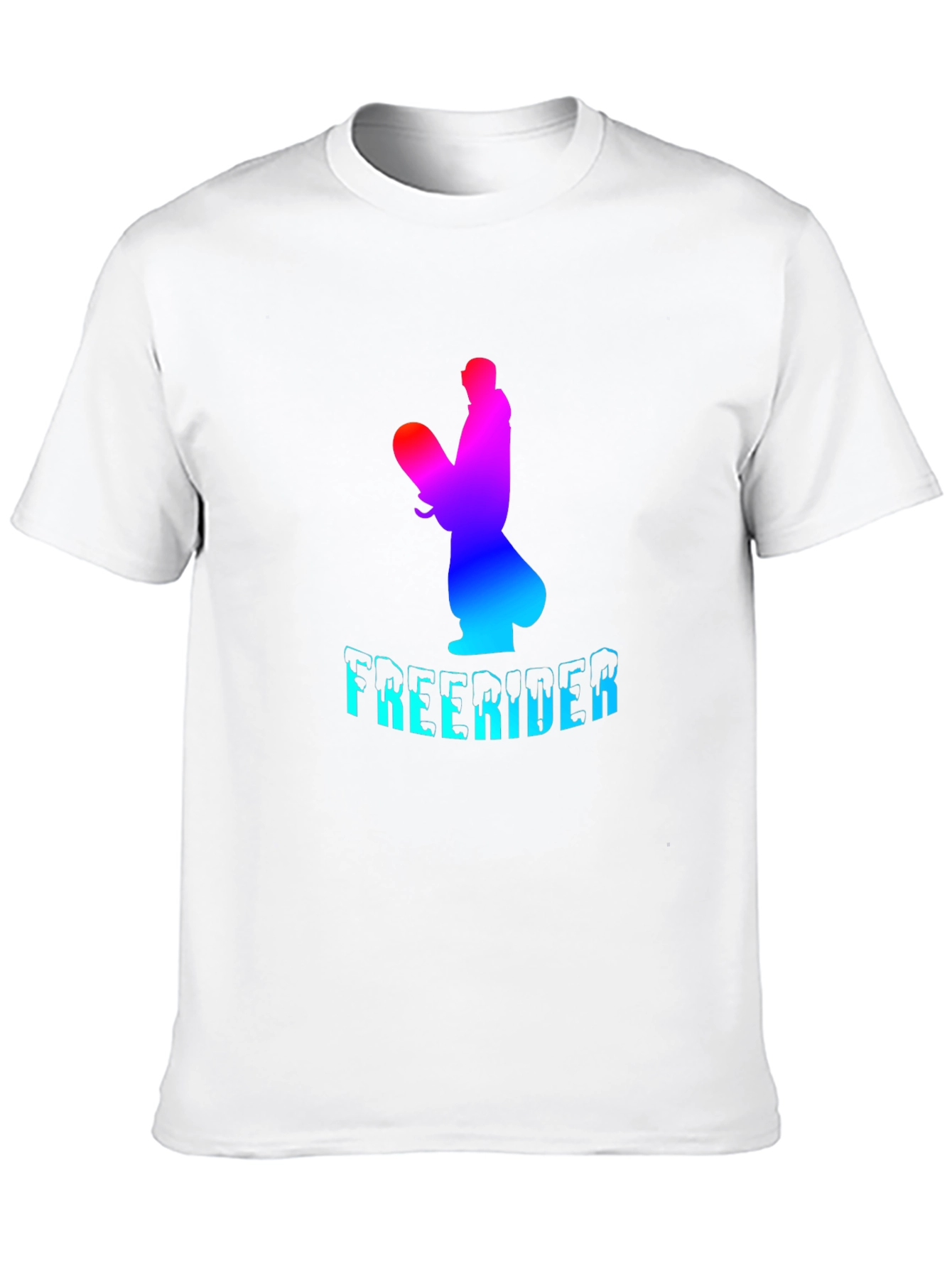 Black Freerider Graphic T-Shirt - Bold Design, Comfortable Fit view 10