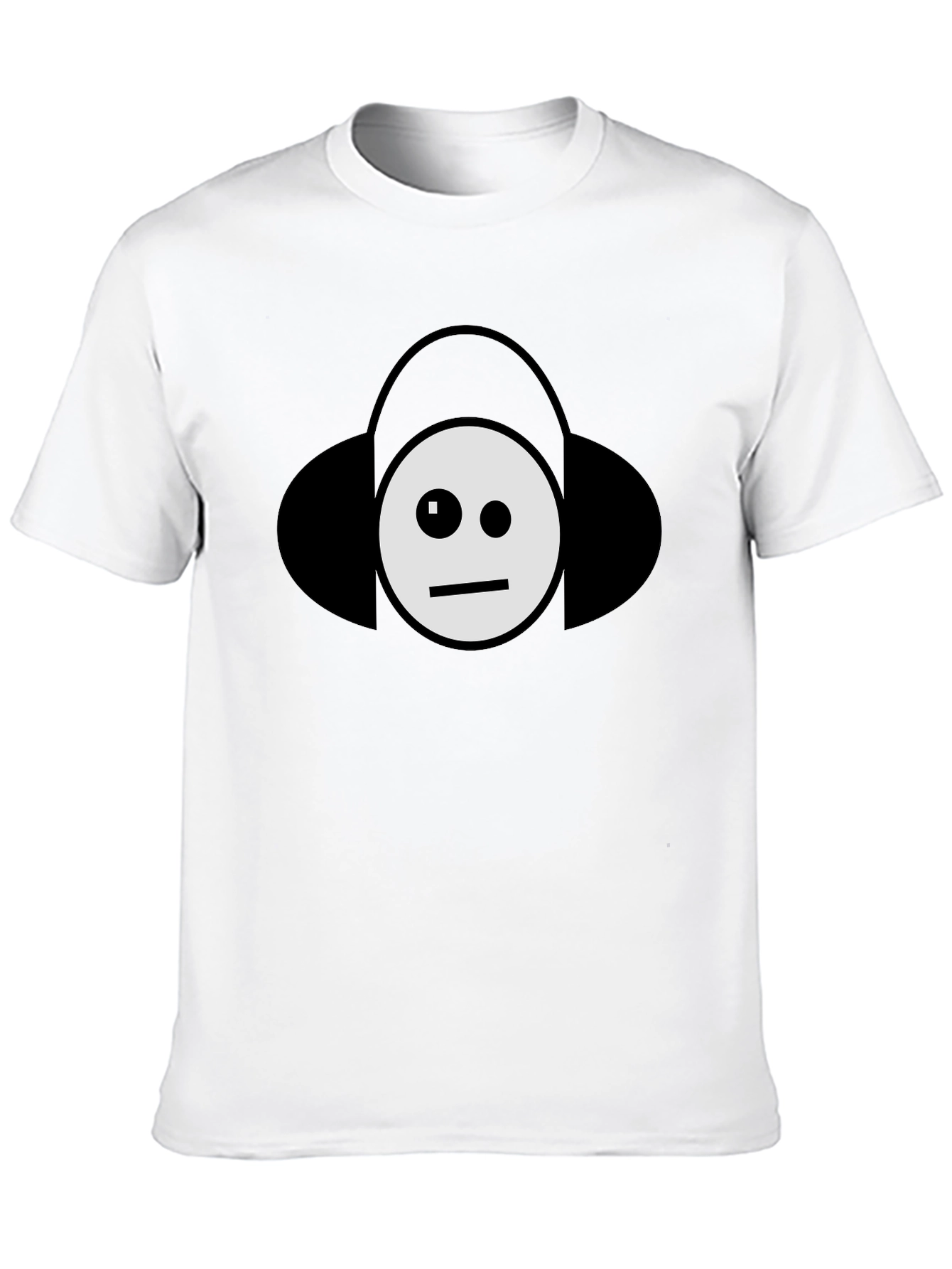 Black Cool DJ Emoji Black T-Shirt view 10