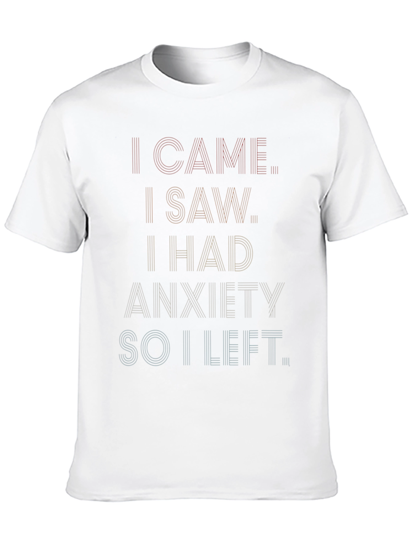 Black Anxiety Humor T-Shirt - Introvert Tee view 10