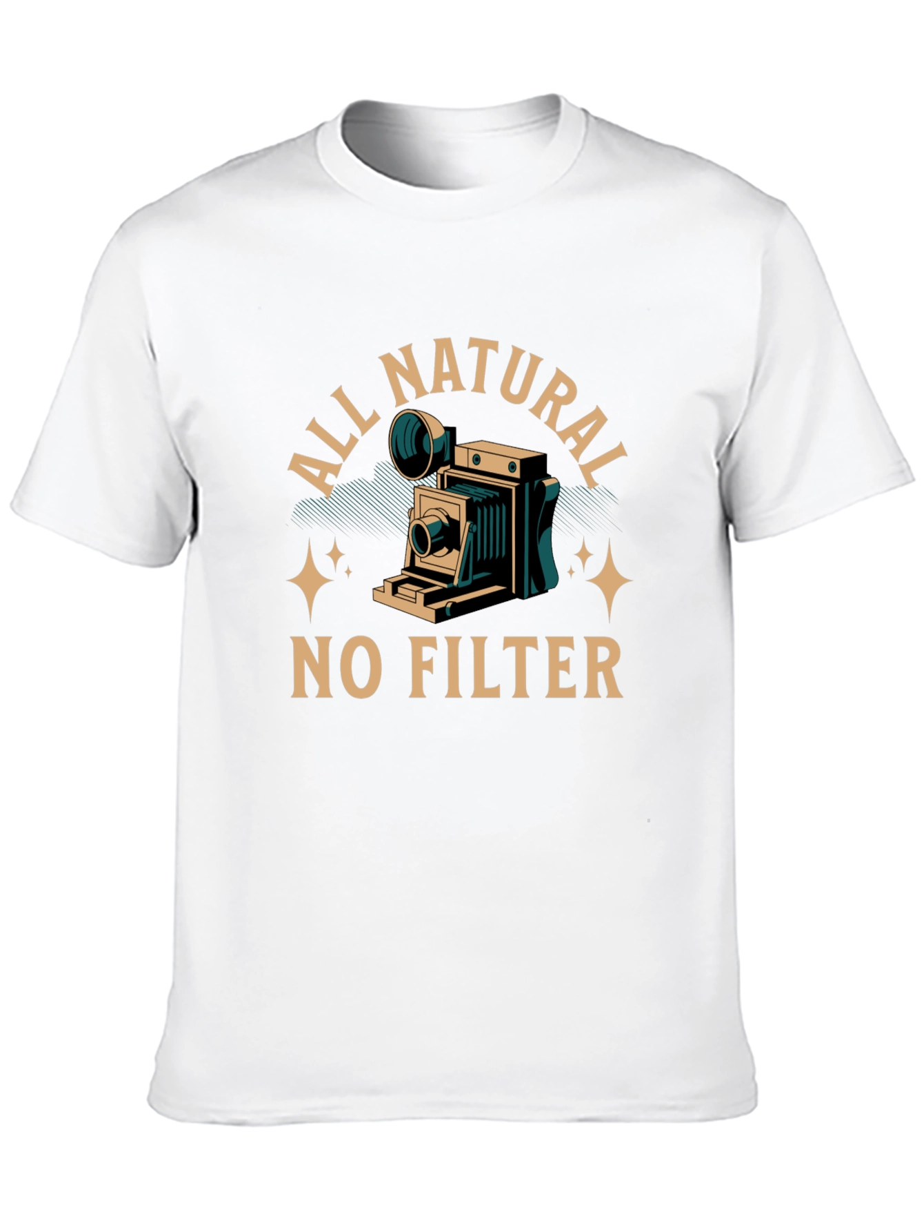 Black All Natural No Filter Graphic Tee view 10