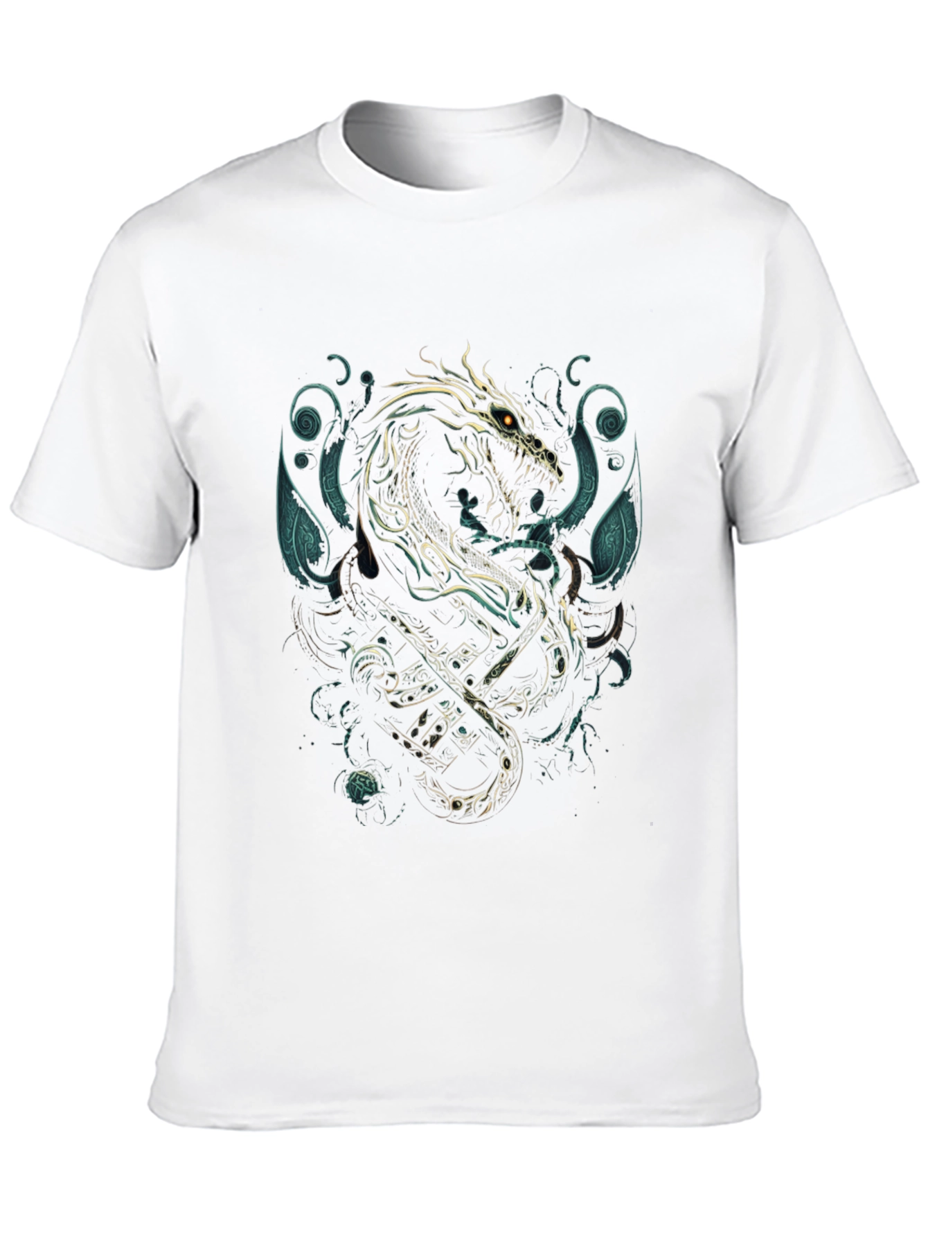 Black Dragon & Anchor Graphic Tee - Black view 10