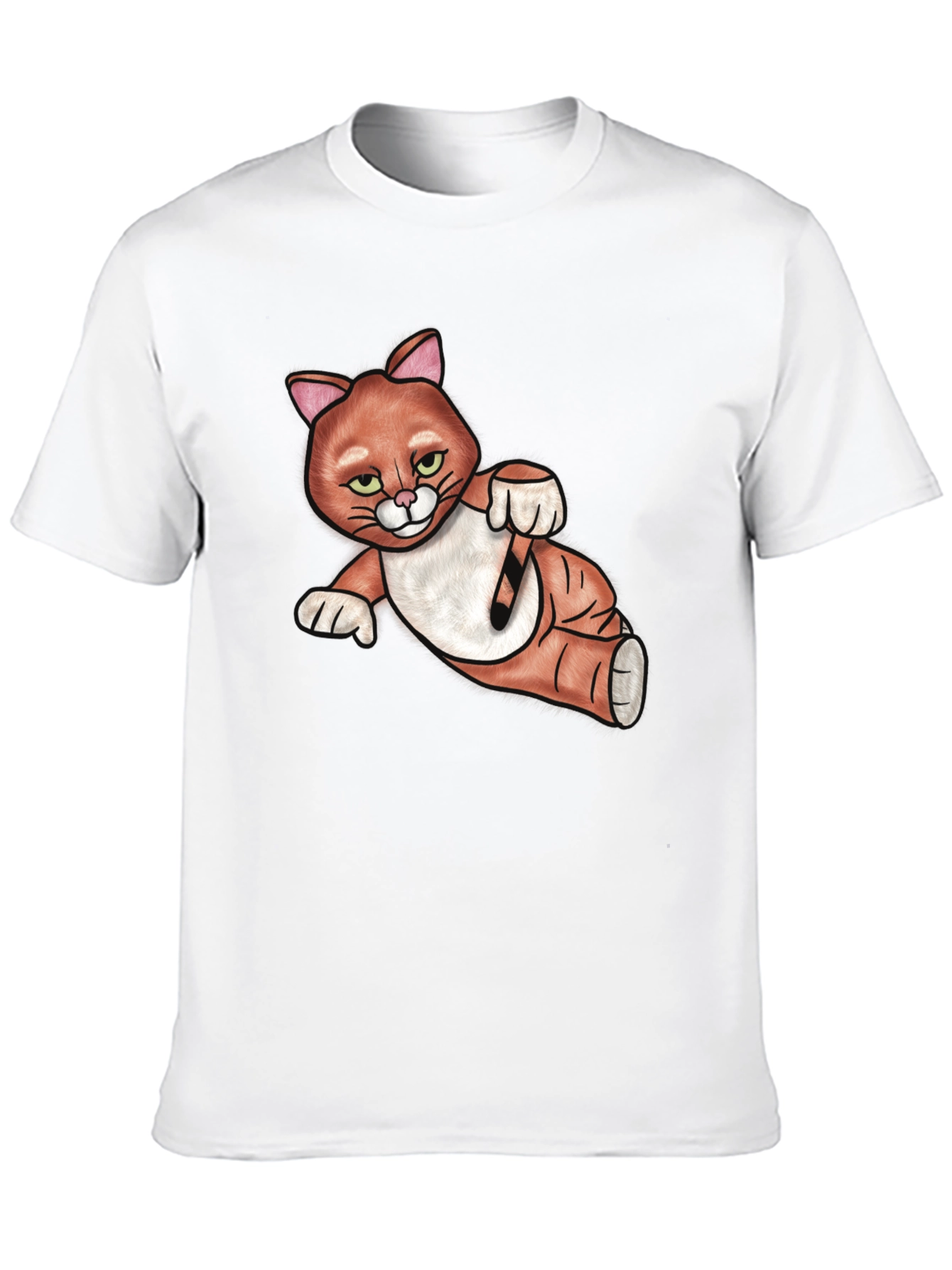 Black Cool Cat Graphic T-Shirt view 10