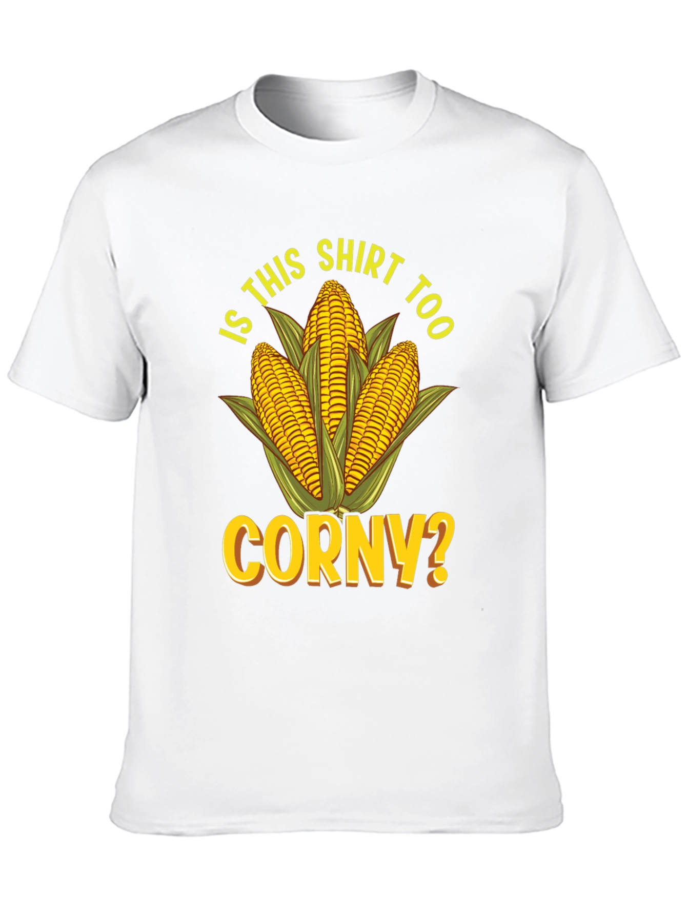 Black Is This Shirt Too Corny? Novelty Graphic Tee view 10