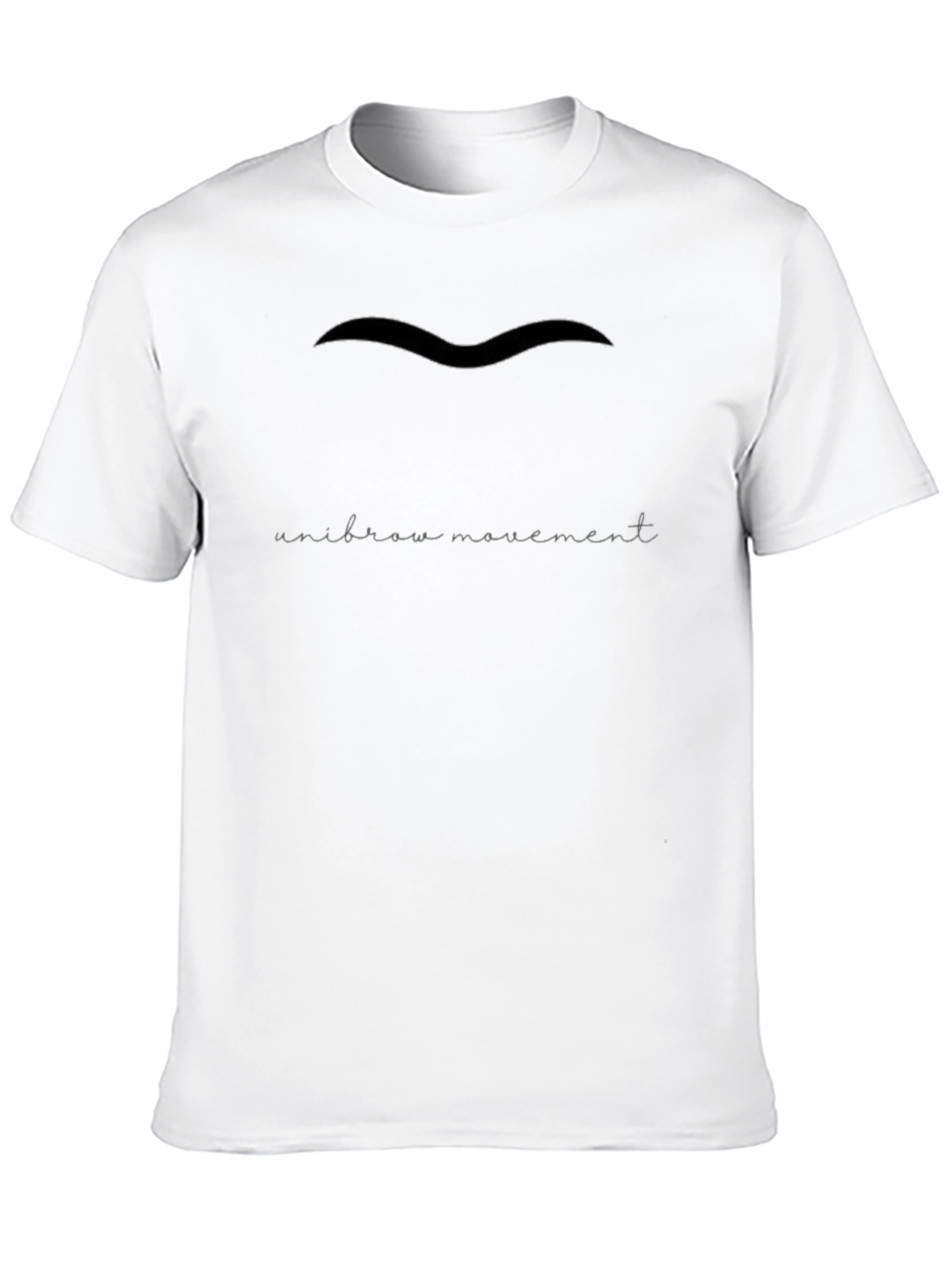 Black Unibrow Movement Black T-Shirt view 10