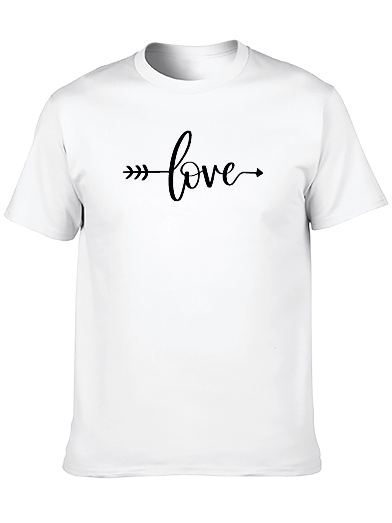 Black Love Arrow Graphic Tee - Stylish Comfort view 10