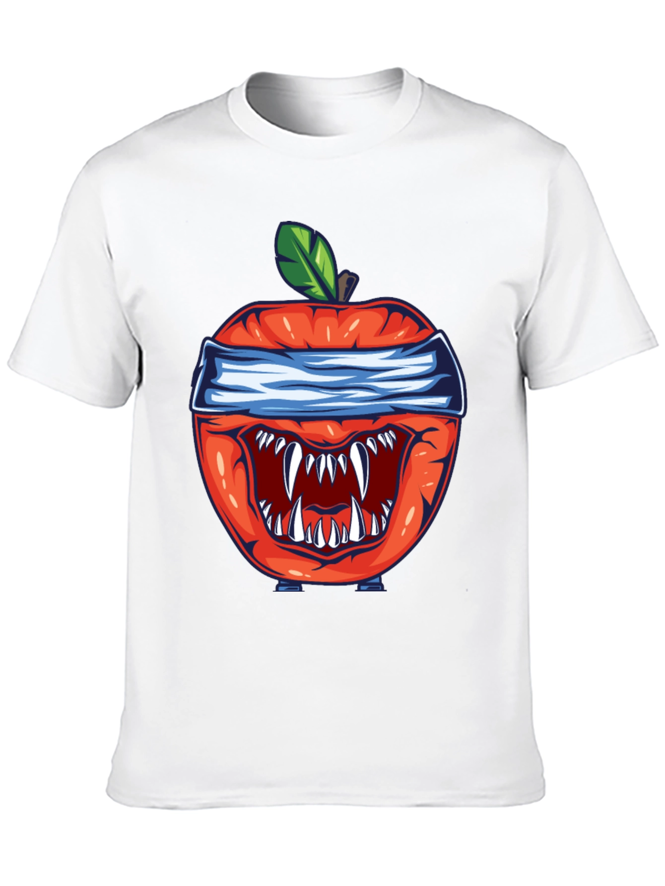 Black Monster Apple Graphic Tee - Unique Design view 10
