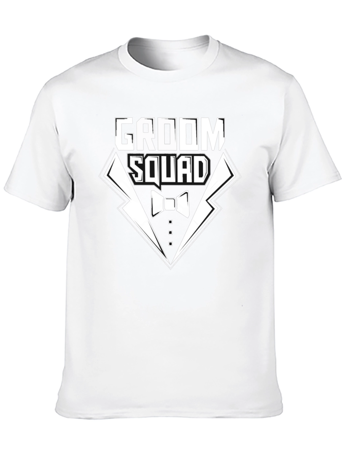 Groom Squad Black T-Shirt Wedding Party Apparel - 10