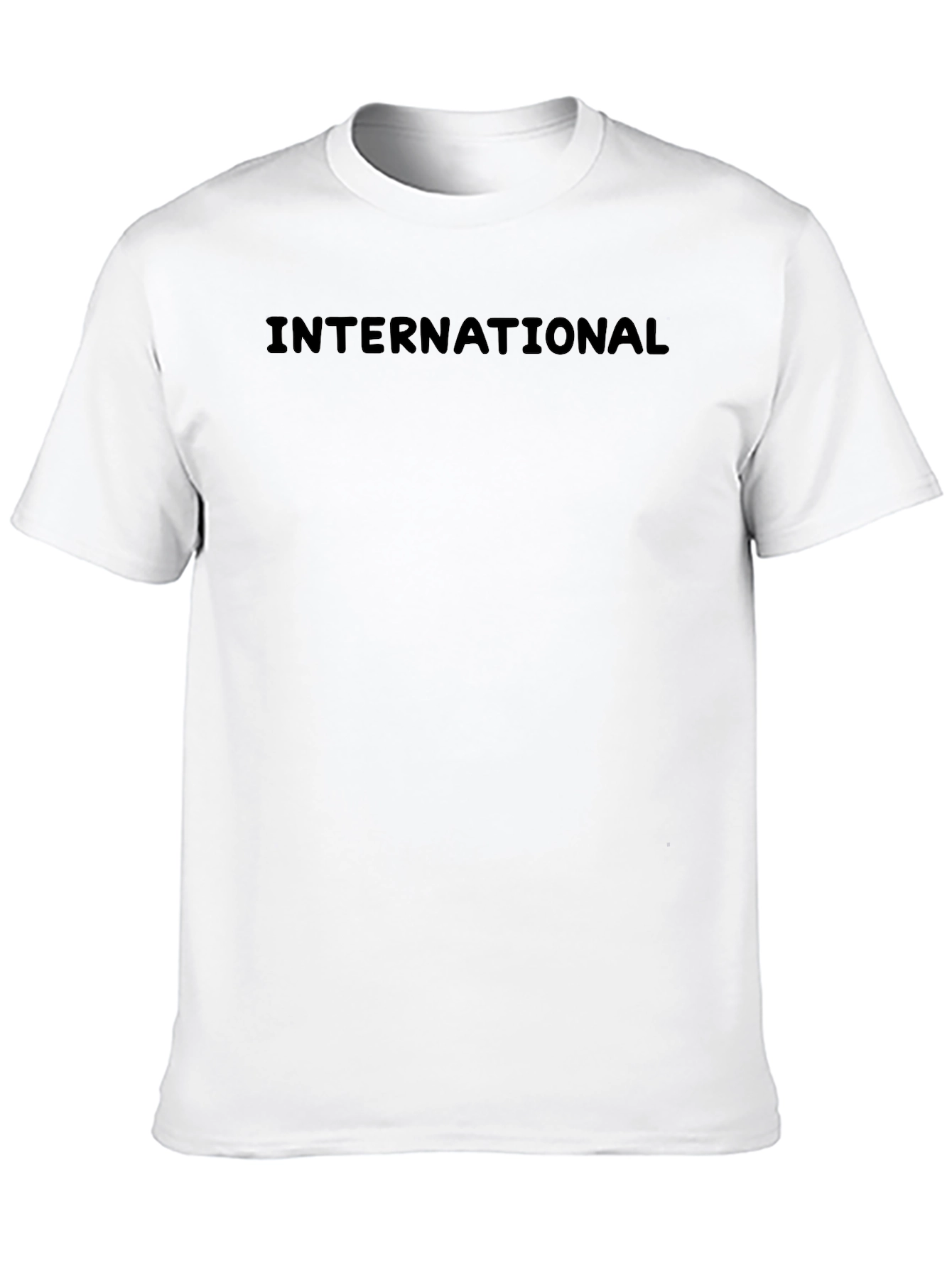 INTERNATIONAL Black Graphic Tee - 10