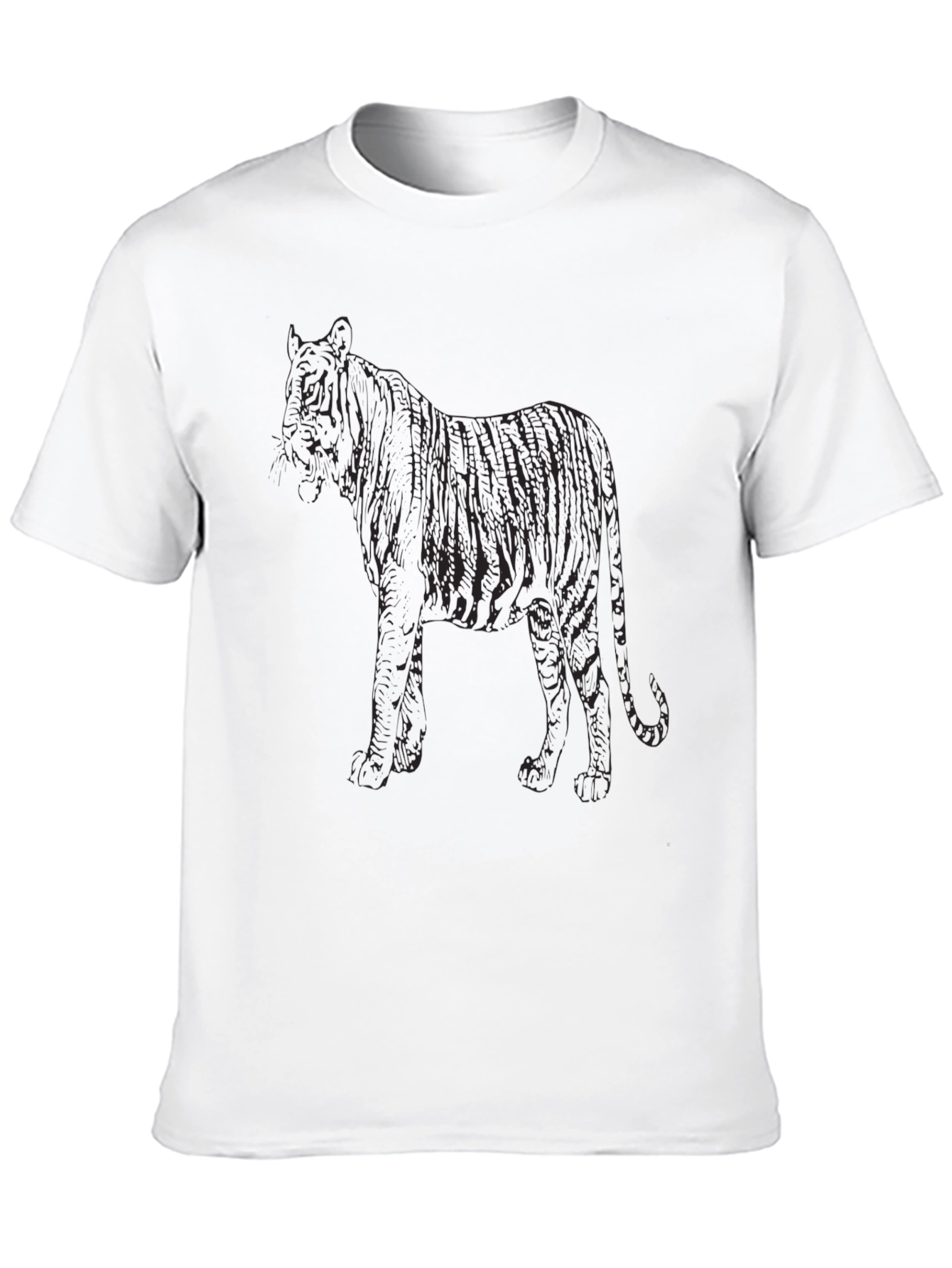 Black Black Tiger Graphic Tee | Casual Style view 10