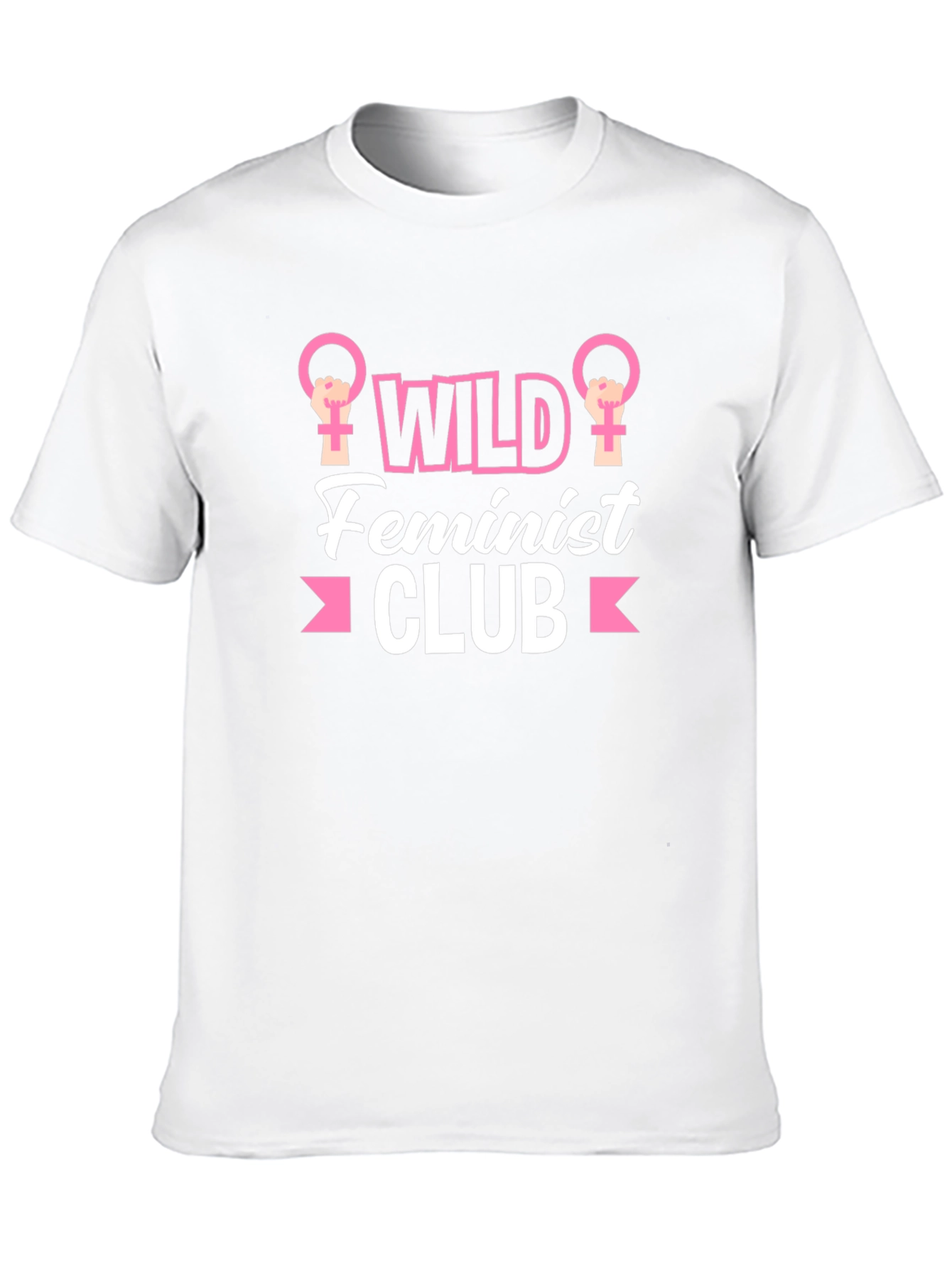 Black Wild Feminist Club Graphic T-Shirt view 10