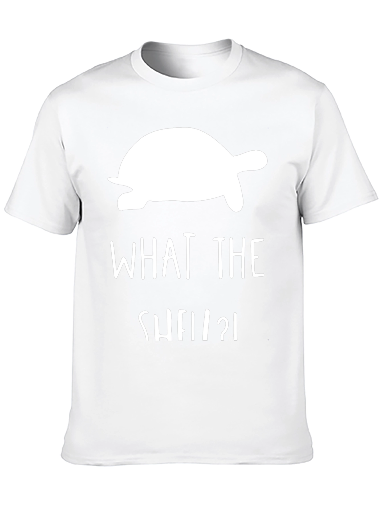 Black What the Shell Turtle T-Shirt view 10