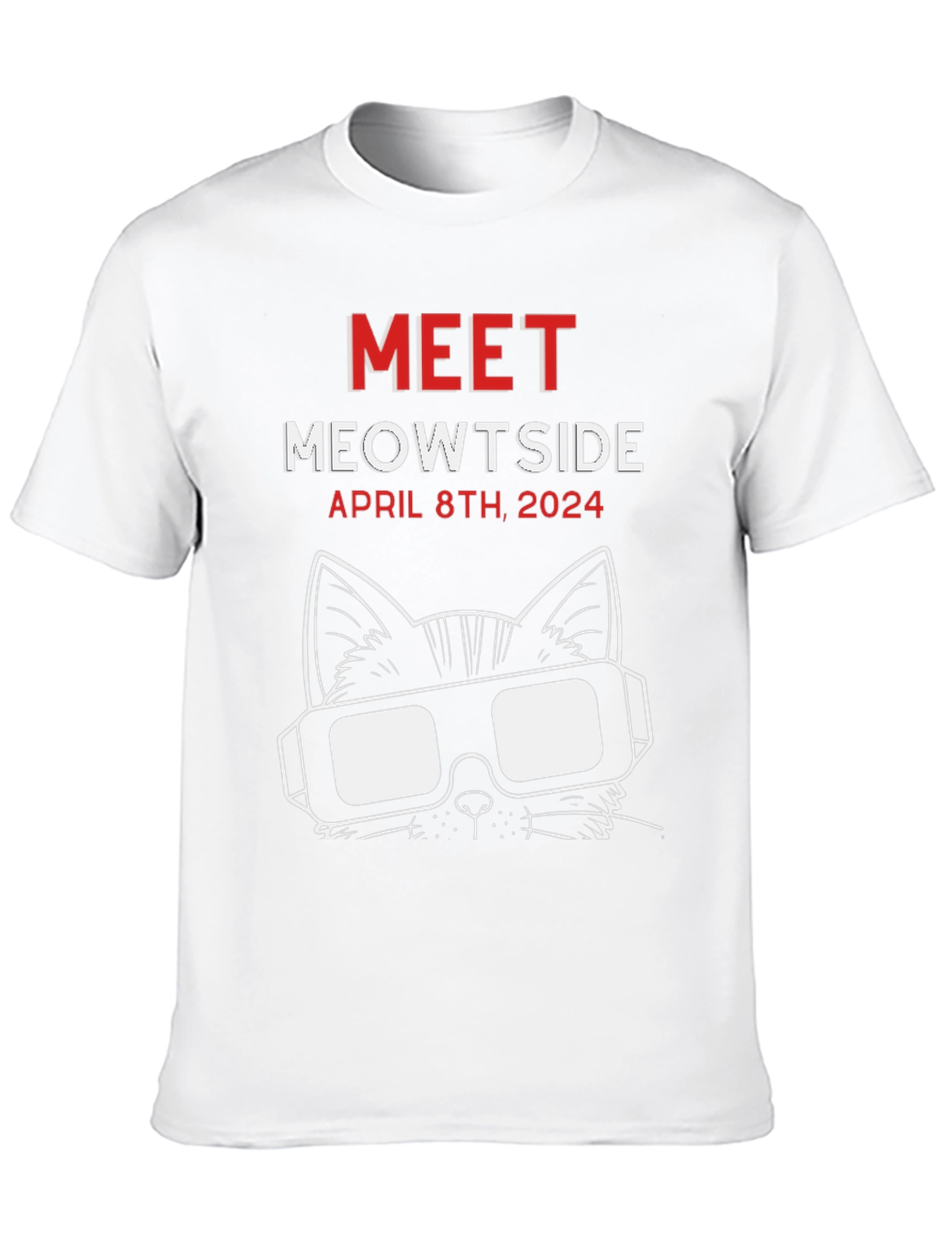 Black Meowtside Cat T-Shirt - April 8th, 2024 view 10