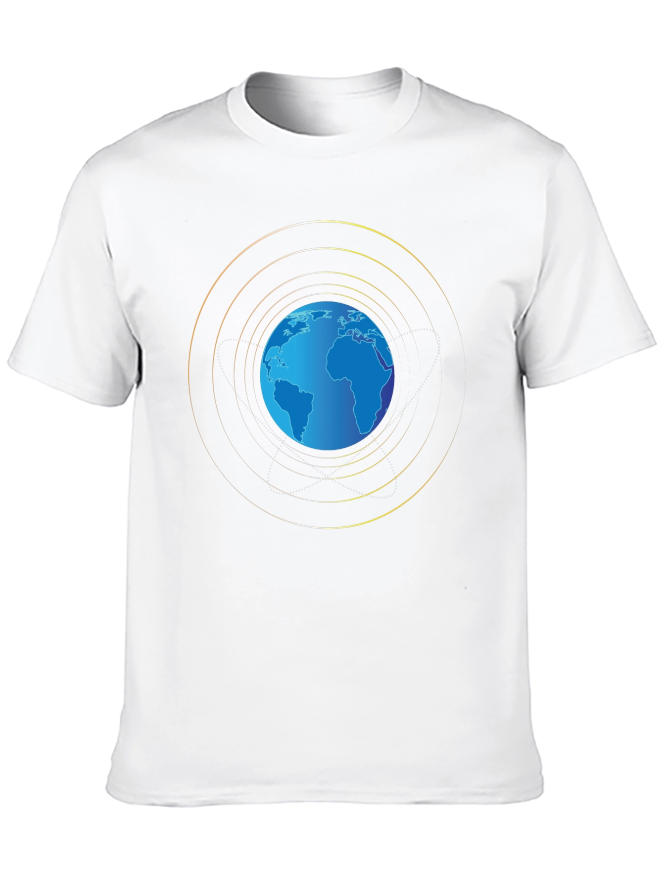 Black Globe Graphic Black T-Shirt view 10