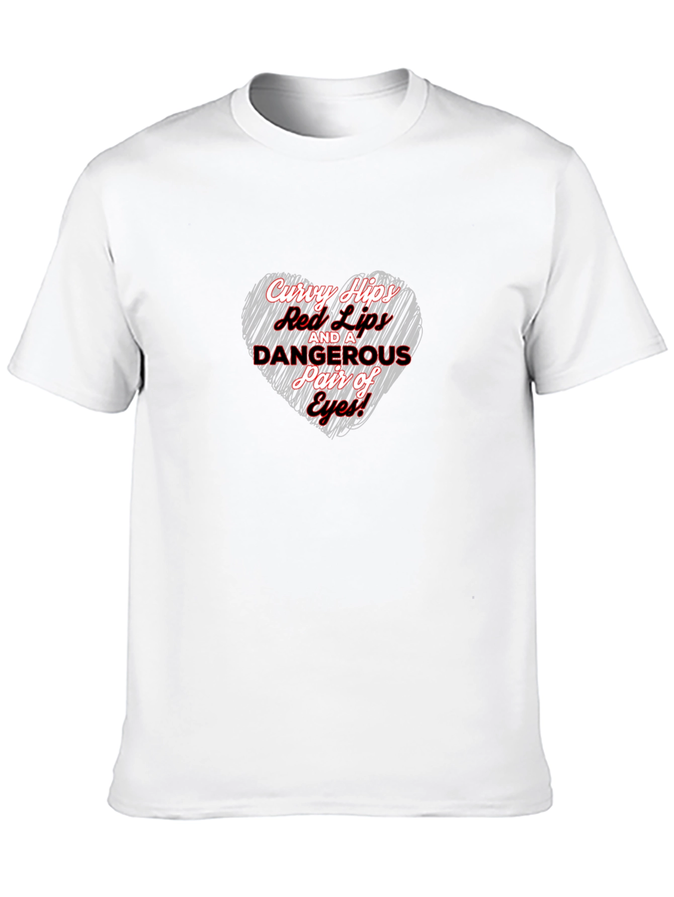 Black Curvy Hips T-Shirt view 10