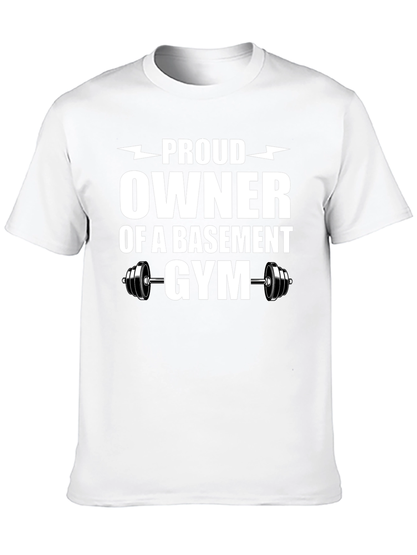 Black Proud Owner Basement Gym T-Shirt view 10