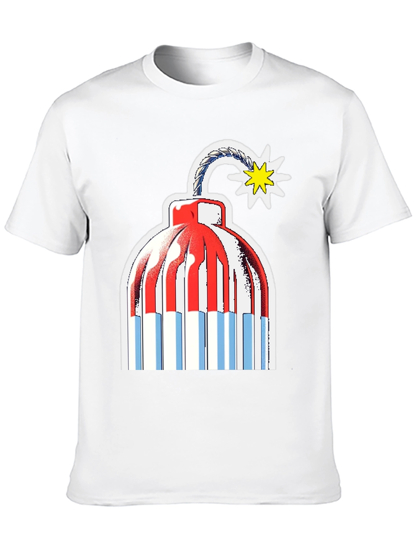 Black Explosive Style: Novelty Bomb Graphic Tee view 10