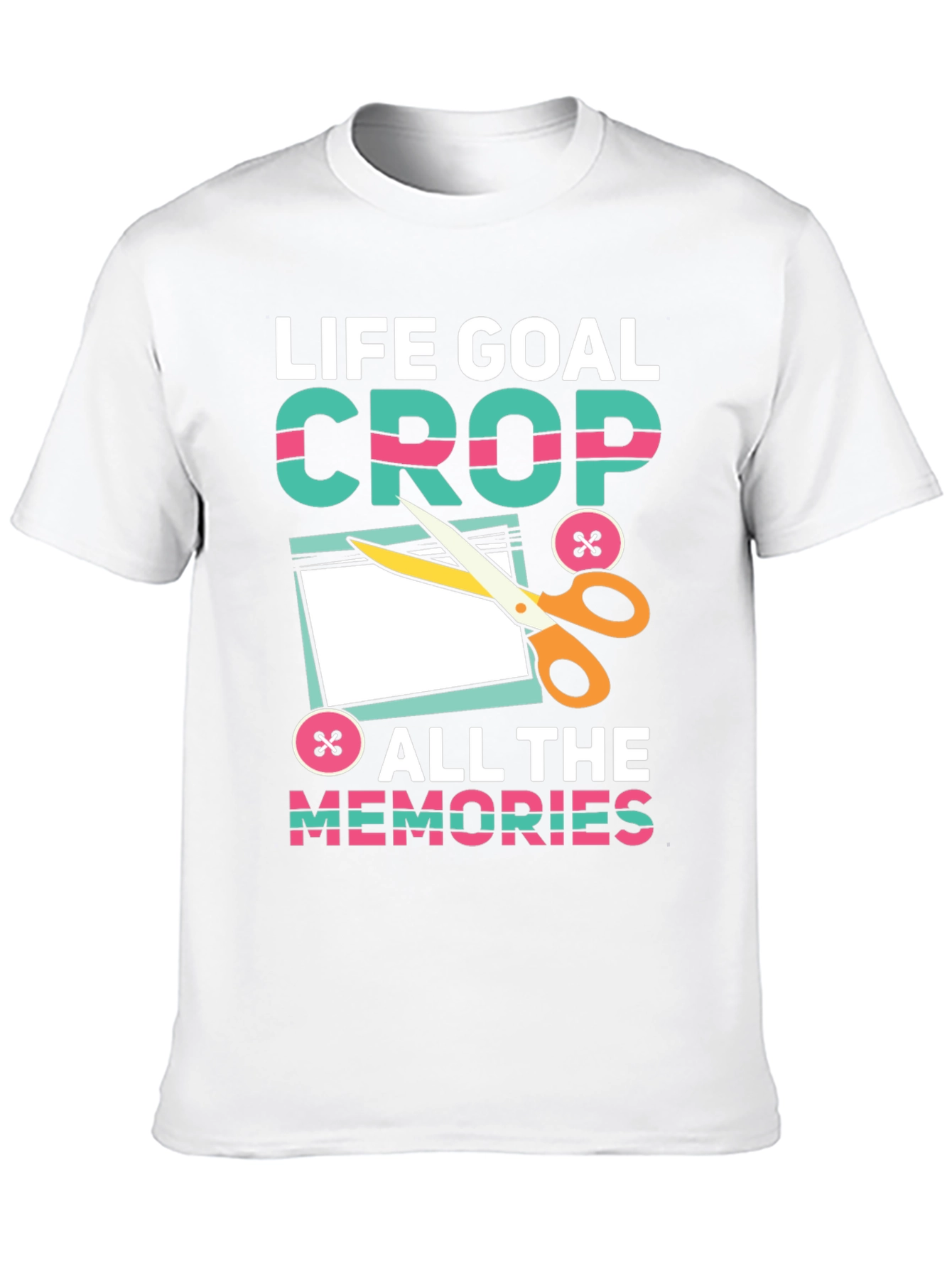 Black Life Goal Crop All the Memories T-Shirt view 10