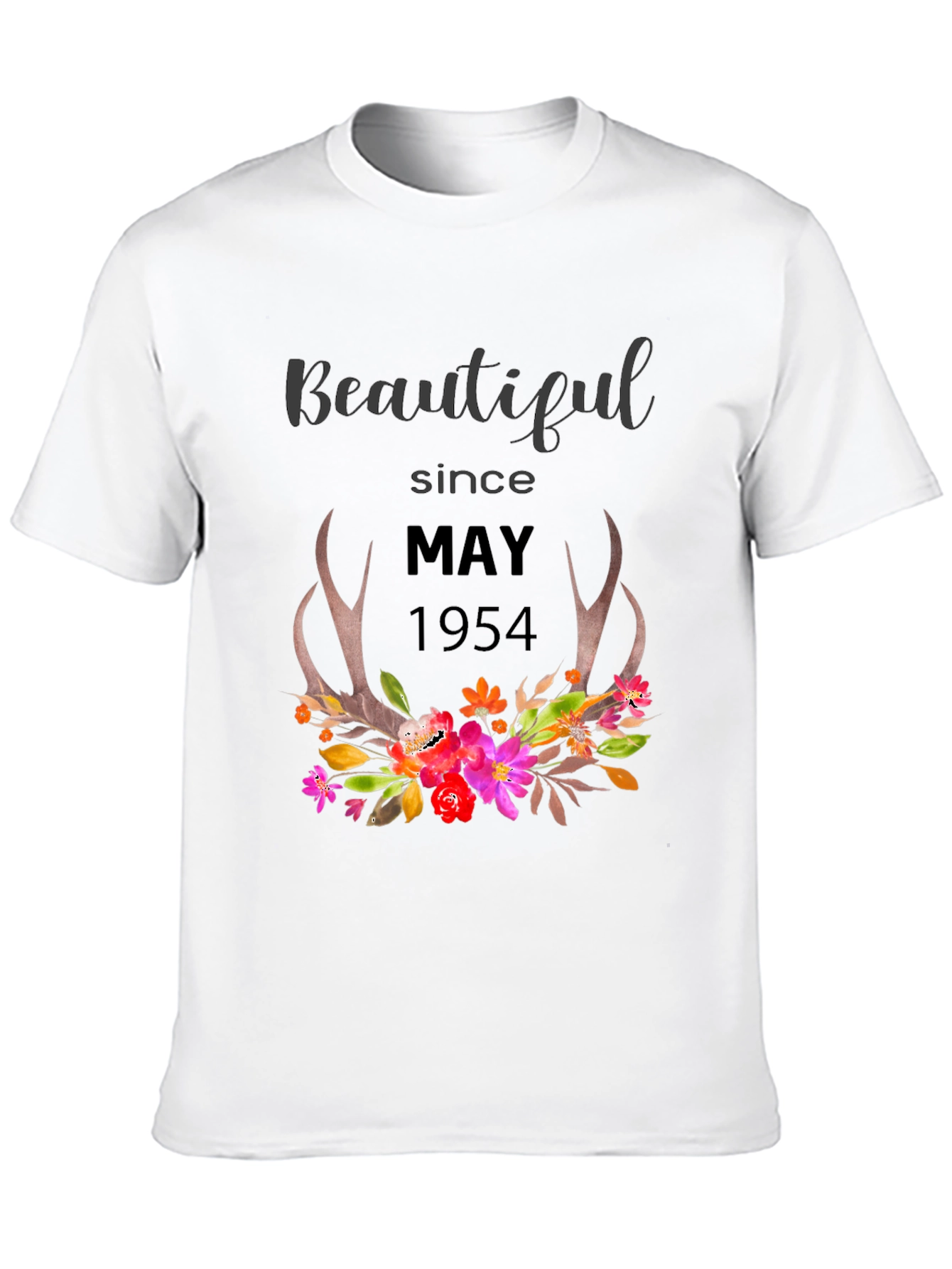 Black Beautiful Since May 1954 Floral Tee view 10