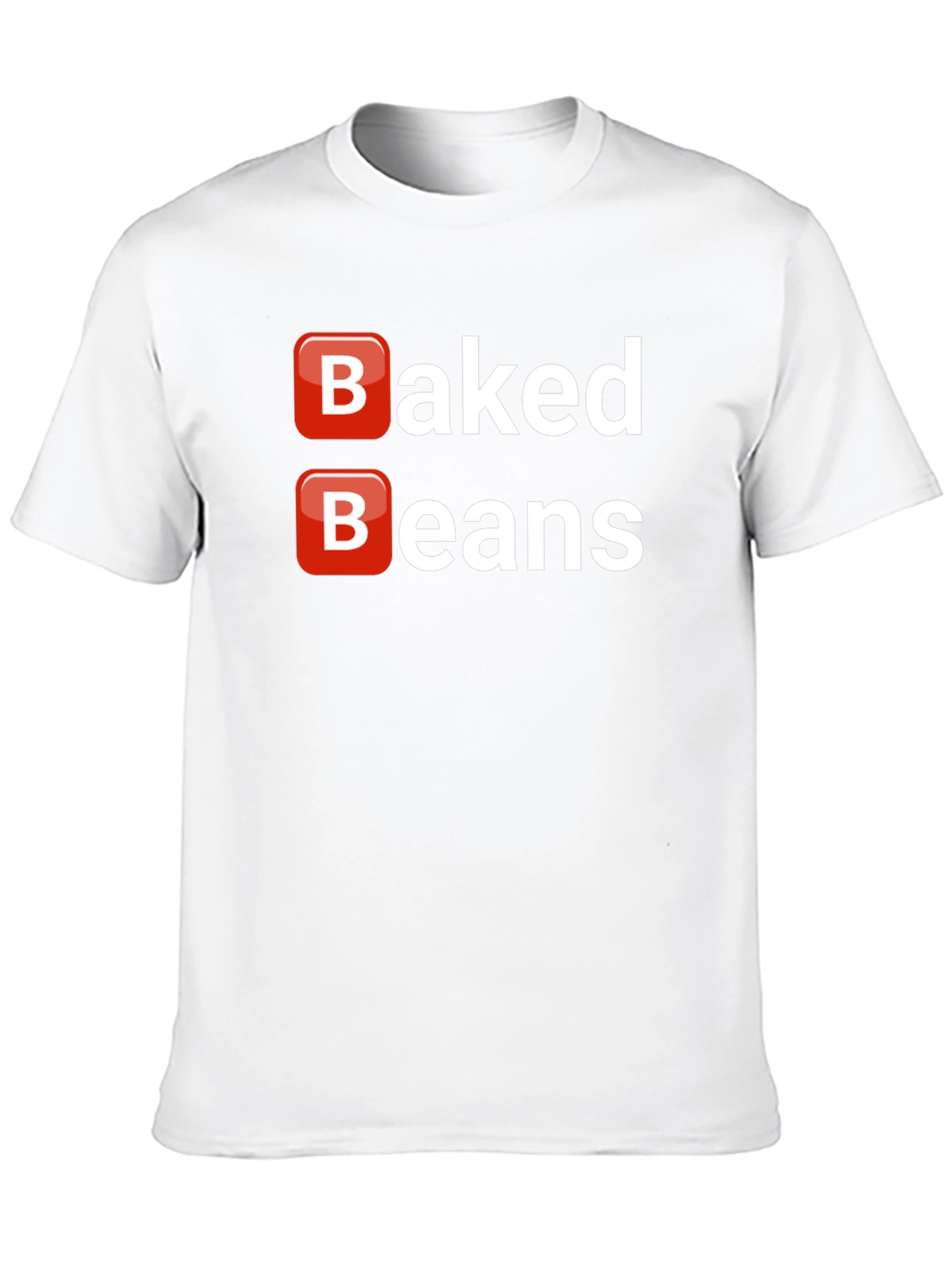 Black Baked Beans T-Shirt - Funny Food Tee view 10
