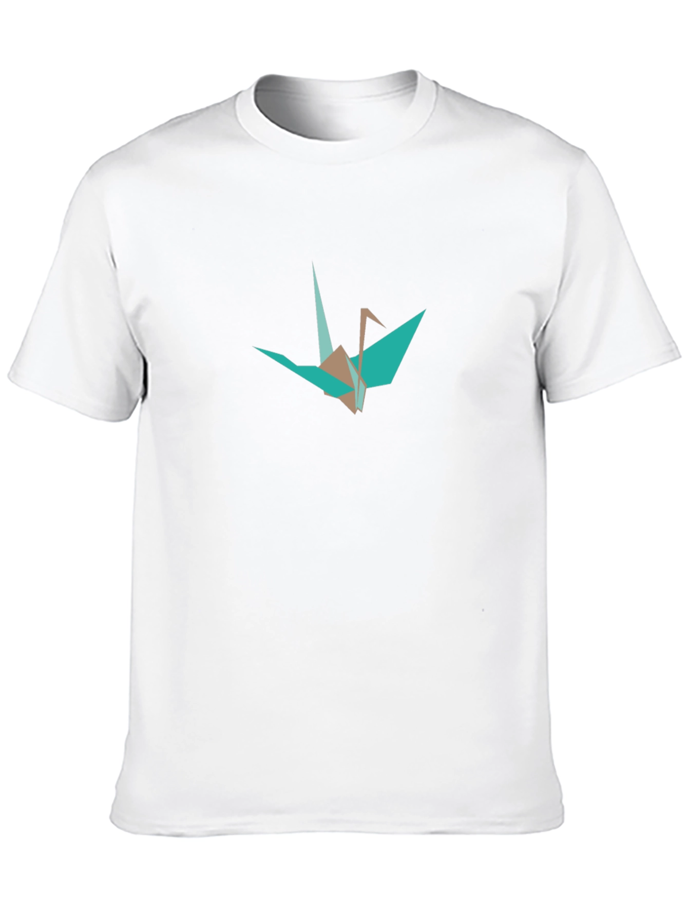 Black Origami Crane Graphic Tee - Stylish Casual Wear view 10