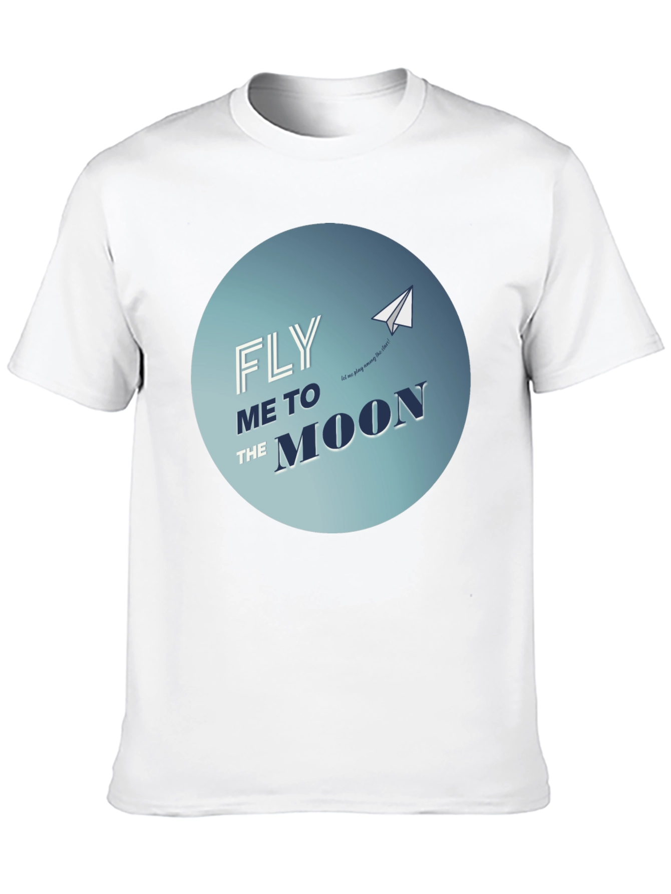 Black Fly Me to the Moon Graphic Tee view 10