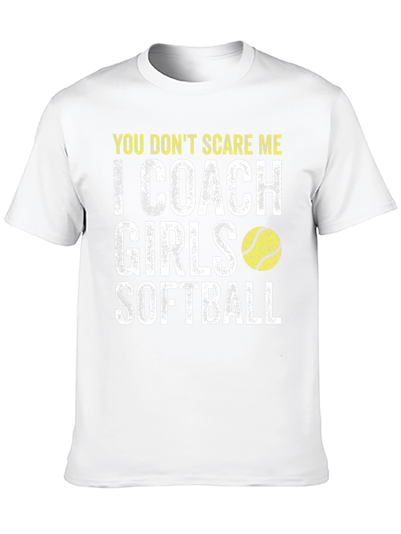Black Coach Girls Softball T-Shirt view 10