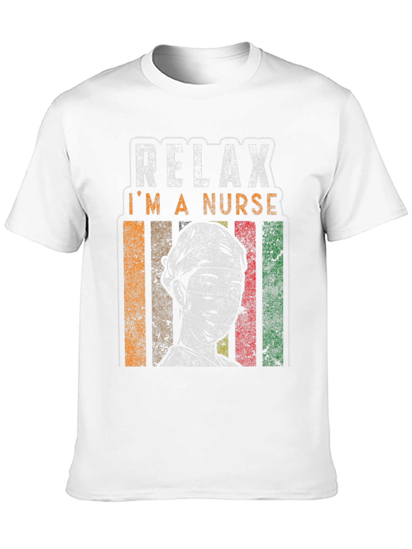 Black Relax I'm A Nurse Graphic Tee view 10