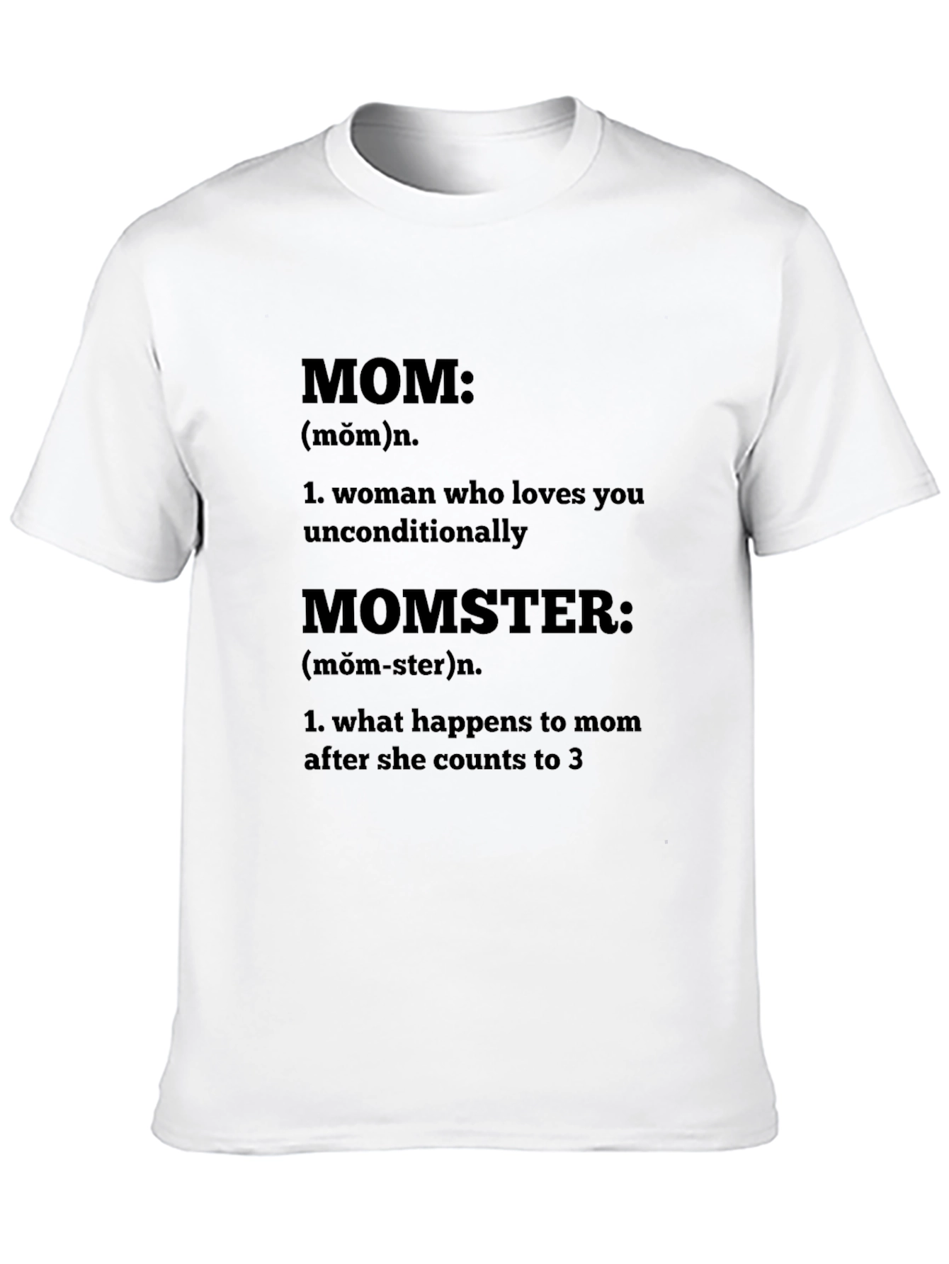 Black Momster Definition T-Shirt Funny Mom Gift view 10
