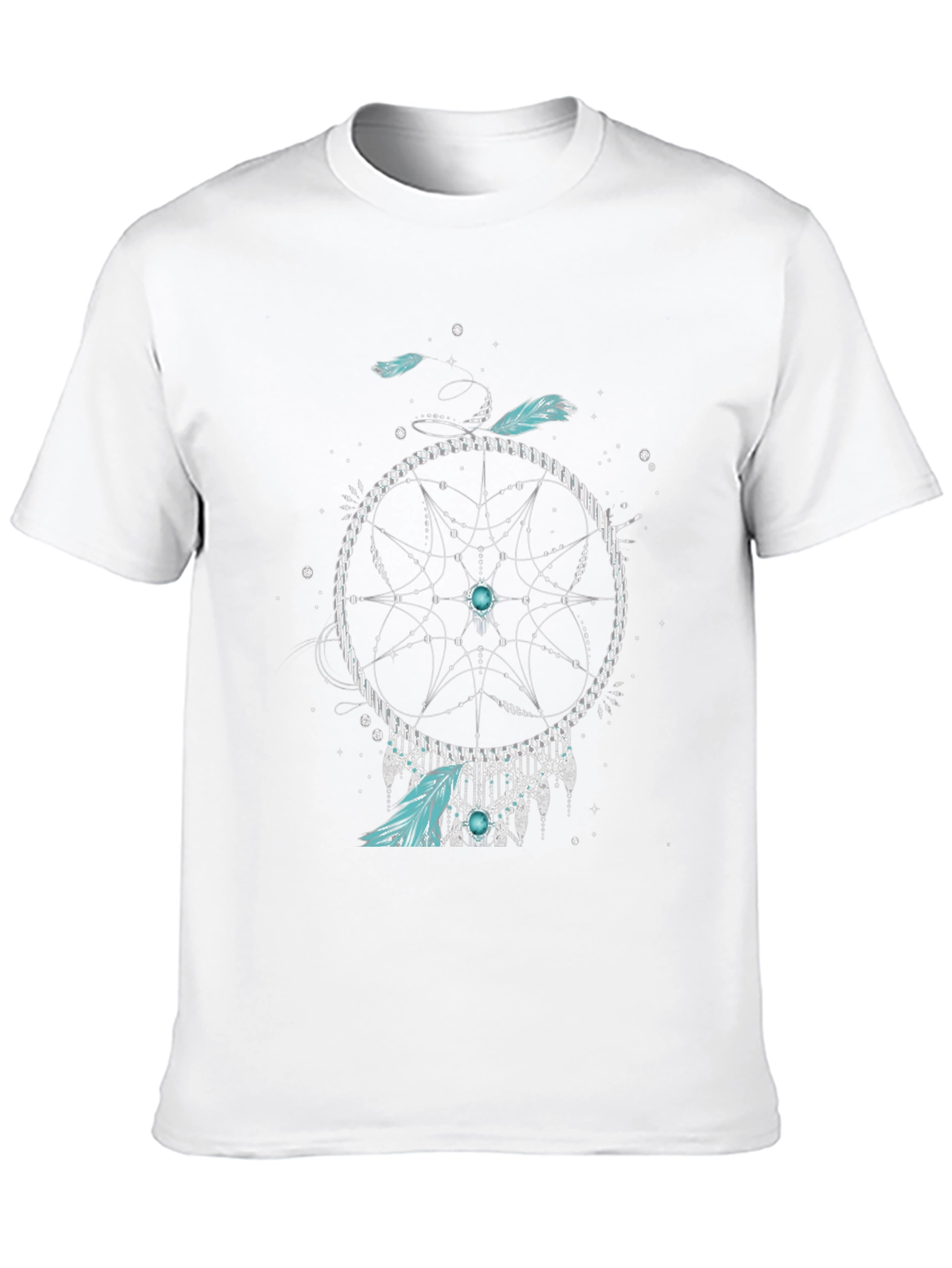 Black Dreamcatcher Graphic T-Shirt - Black view 10