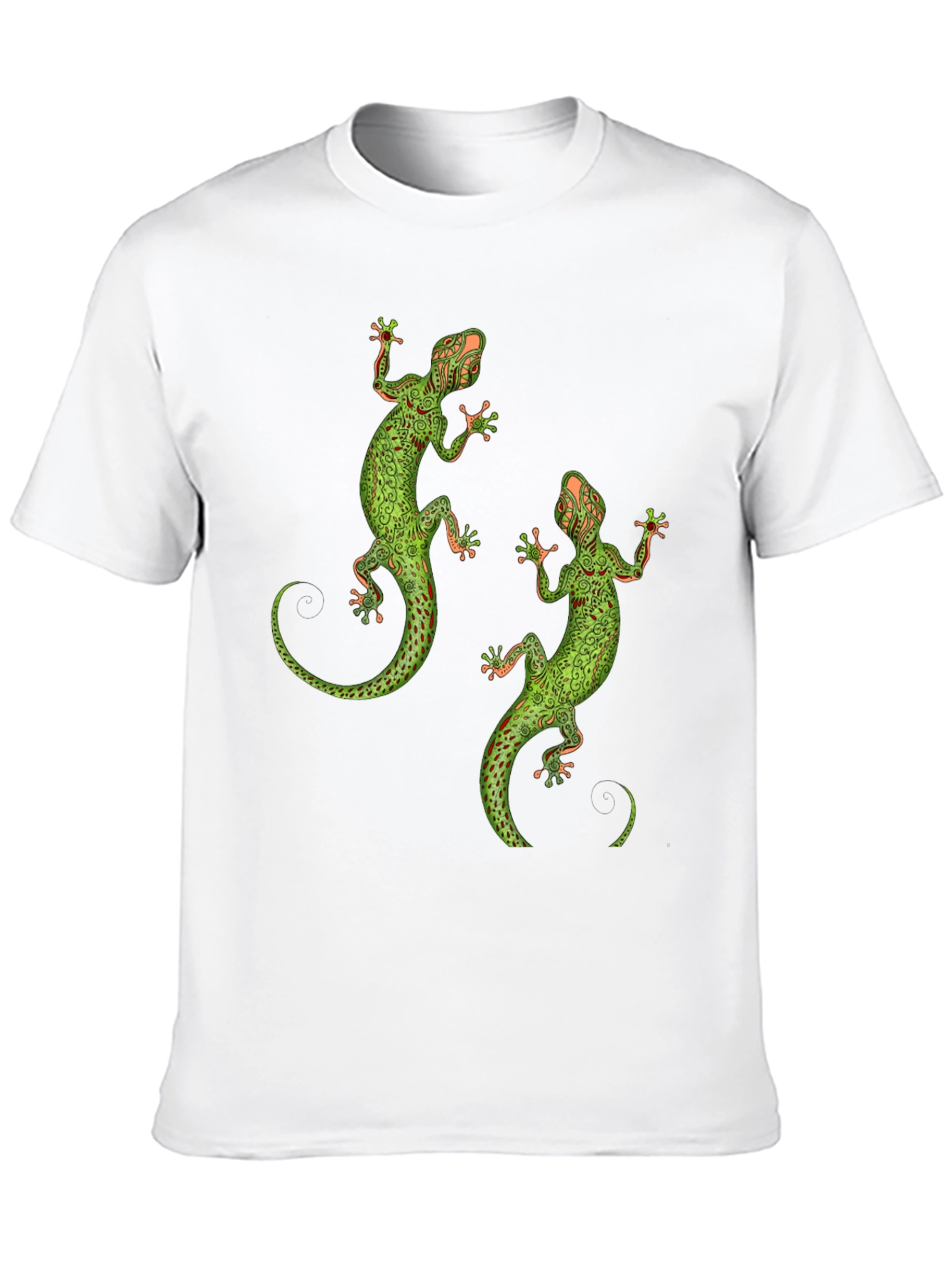 Black Lizard Graphic Tee - Unique Reptile Print view 10