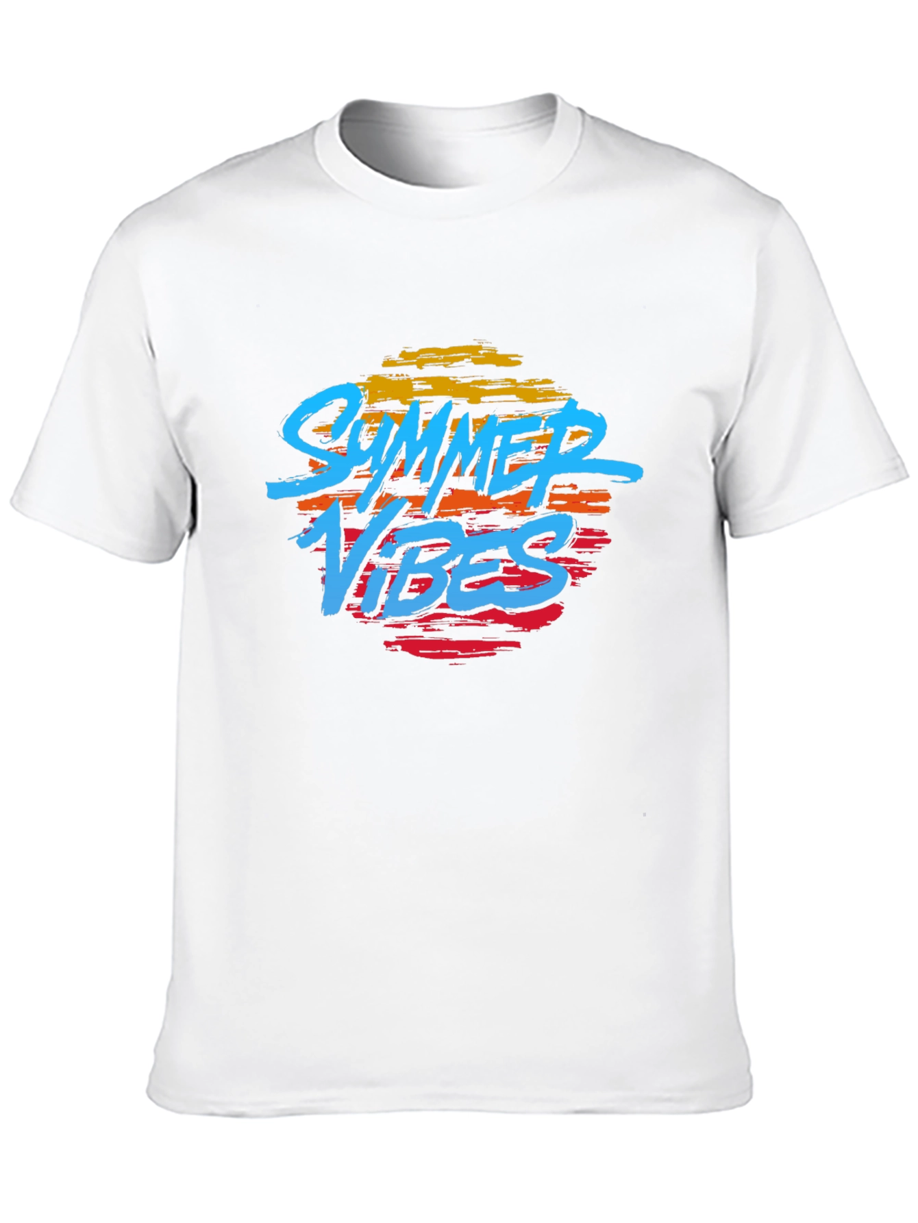 Black Summer Vibes Graphic T-Shirt - Black view 10
