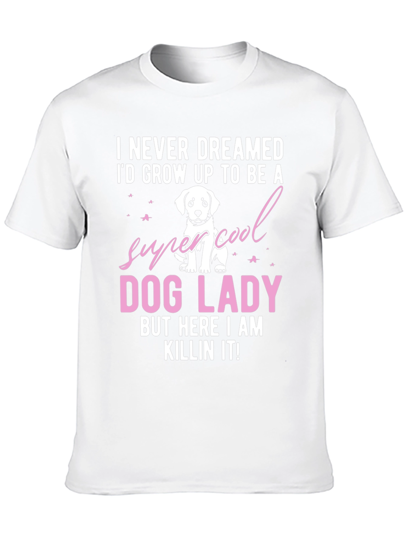 Black Dog Lady T-Shirt - Super Cool Dog Lover Tee view 10