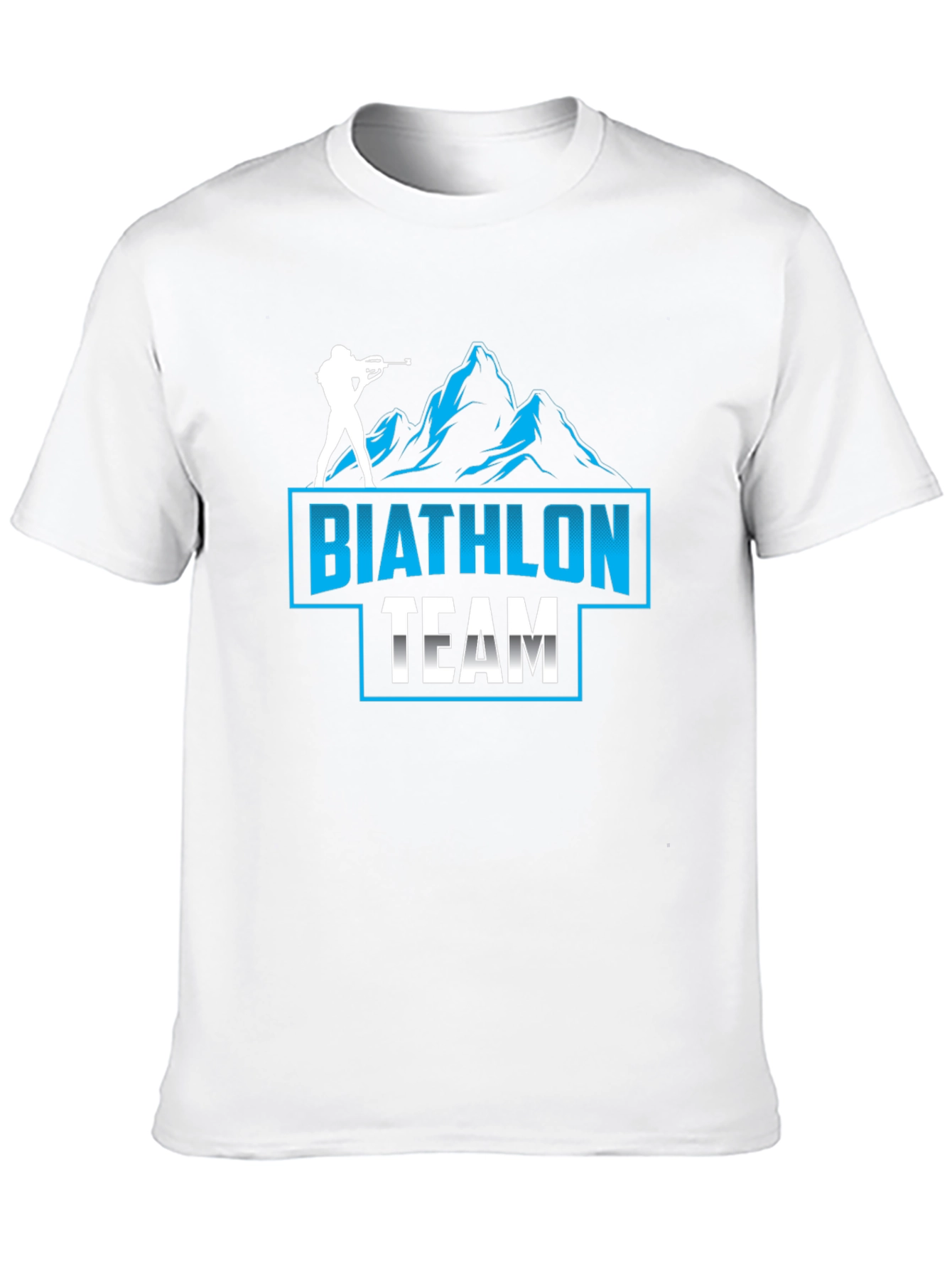 Black Biathlon Team T-Shirt - Black view 10