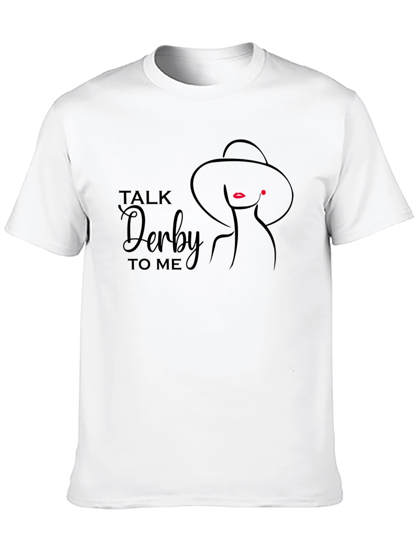 Black Talk Derby To Me Graphic Tee - Stylish and Fun view 10