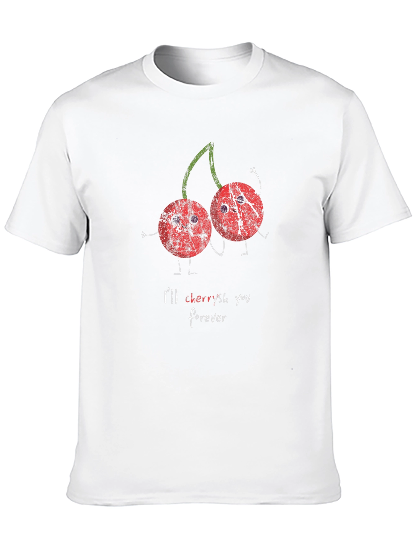 Black Cherries 'I'll Cherish You Forever' Black Graphic T-Shirt view 10