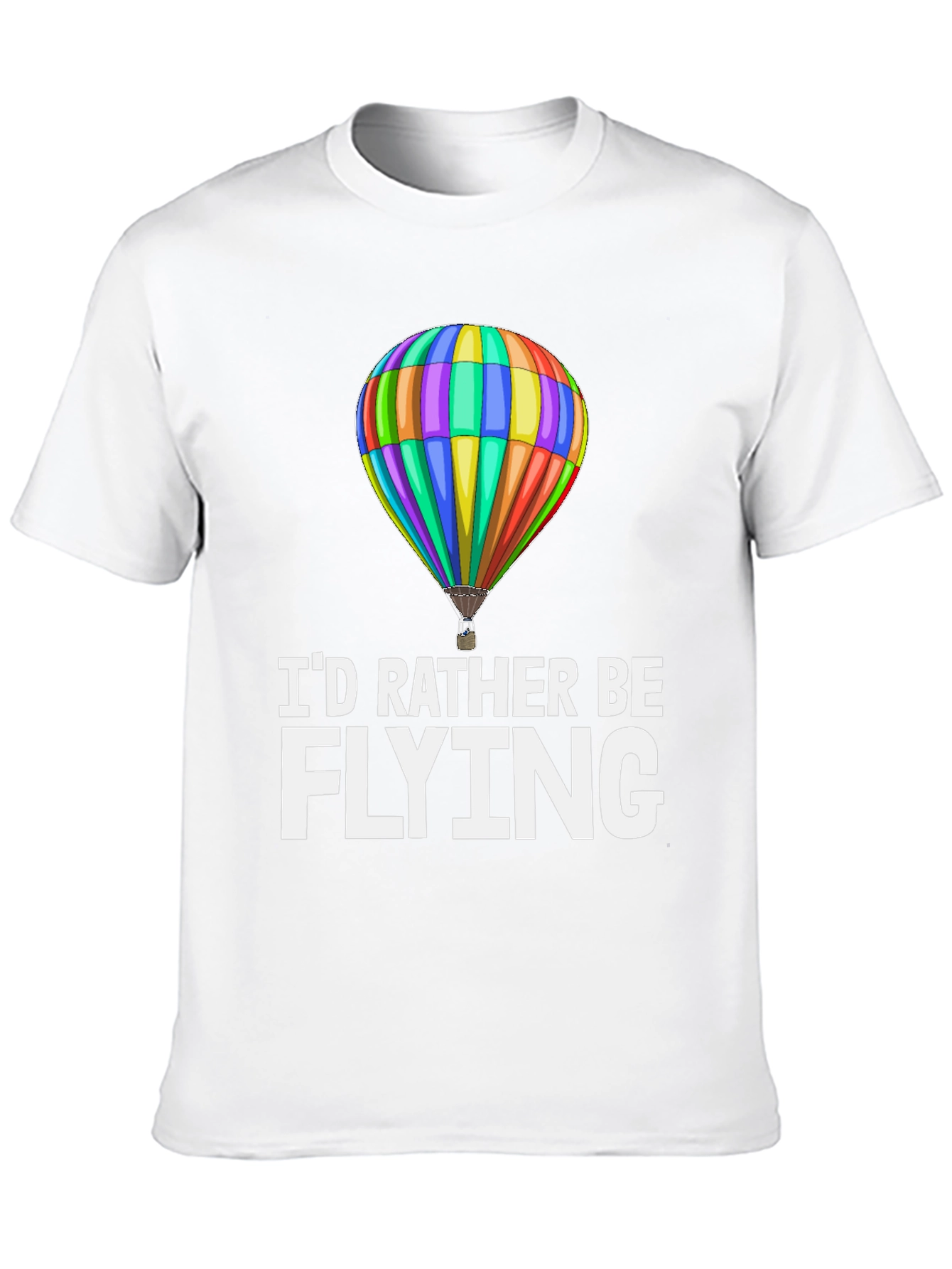 Black I'd Rather Be Flying T-Shirt view 10